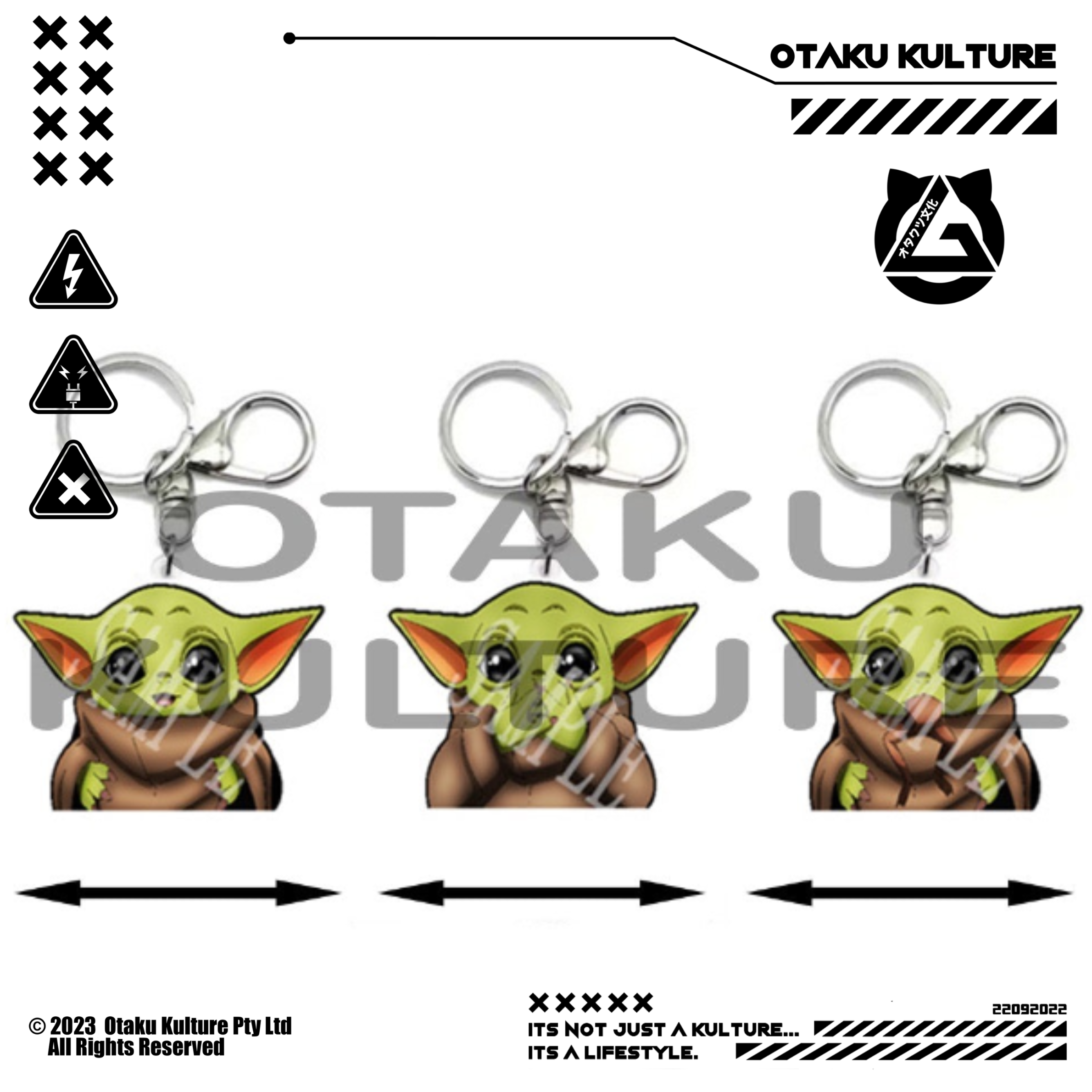 GROGU (BABY YODA) 3D MOTION KEYCHAIN