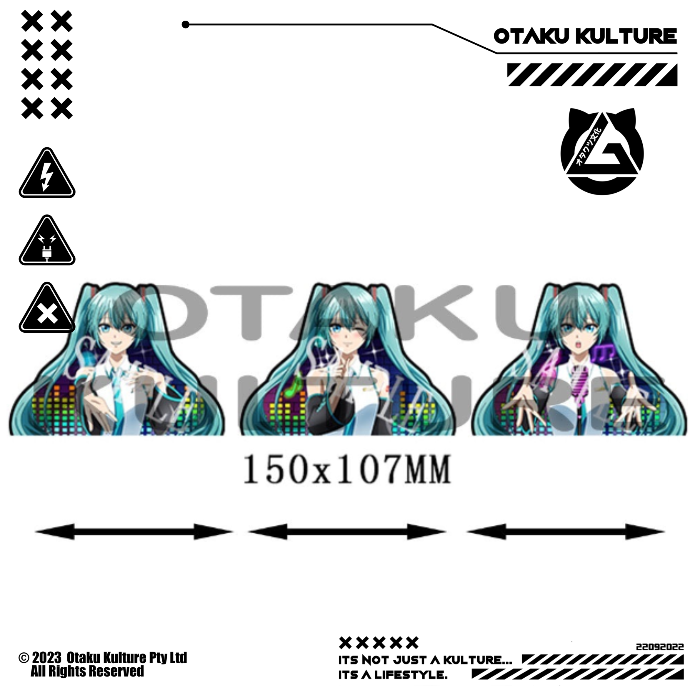 HATSUNE MIKU PERFORMING 3D MOTION STICKER