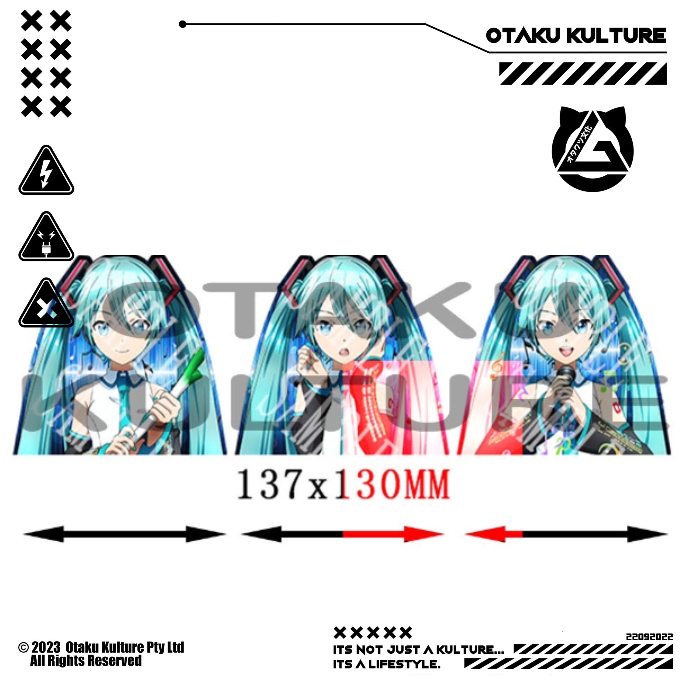 HATSUNE MIKU SINGING 3D MOTION STICKER