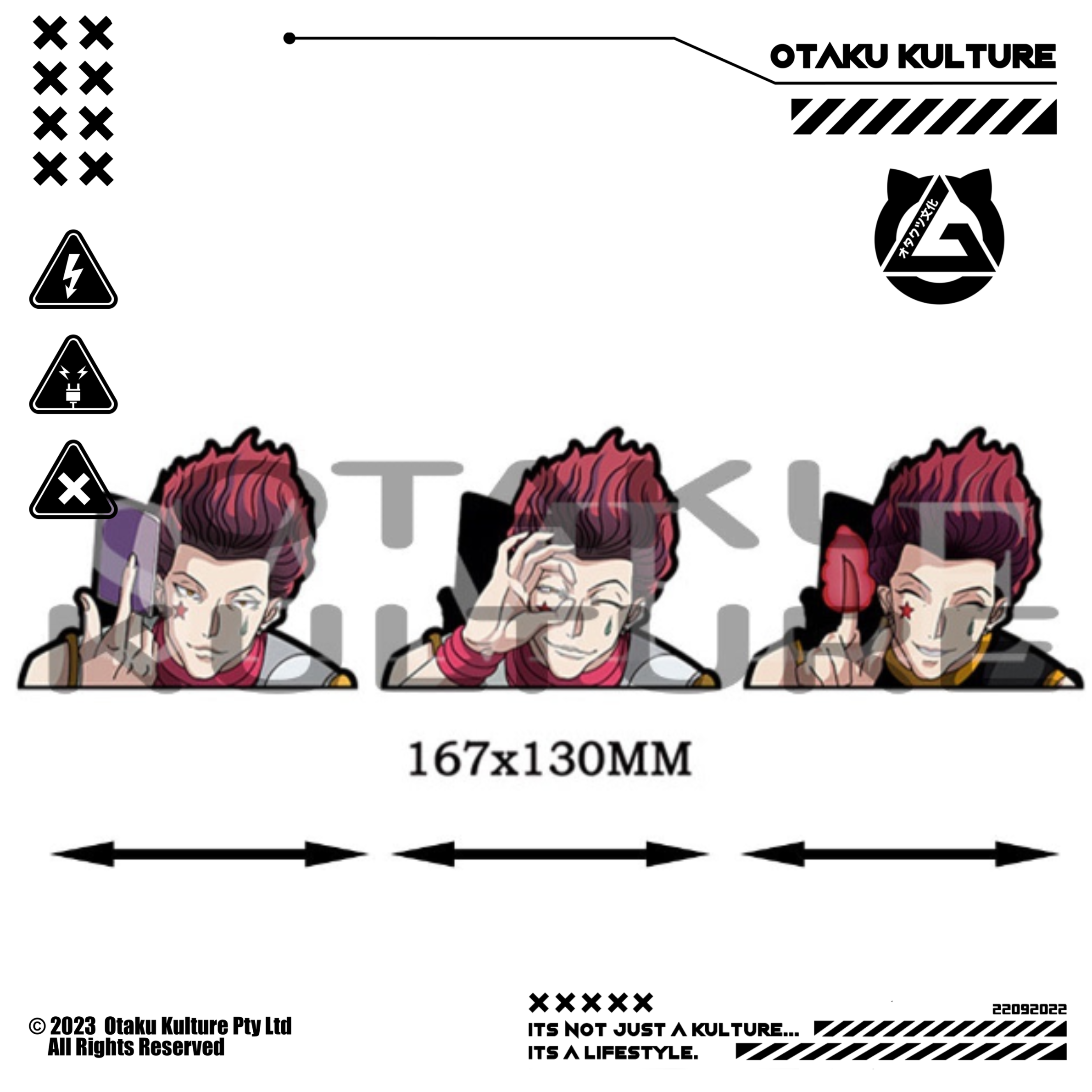 HISOKA CARD 3D MOTION STICKER