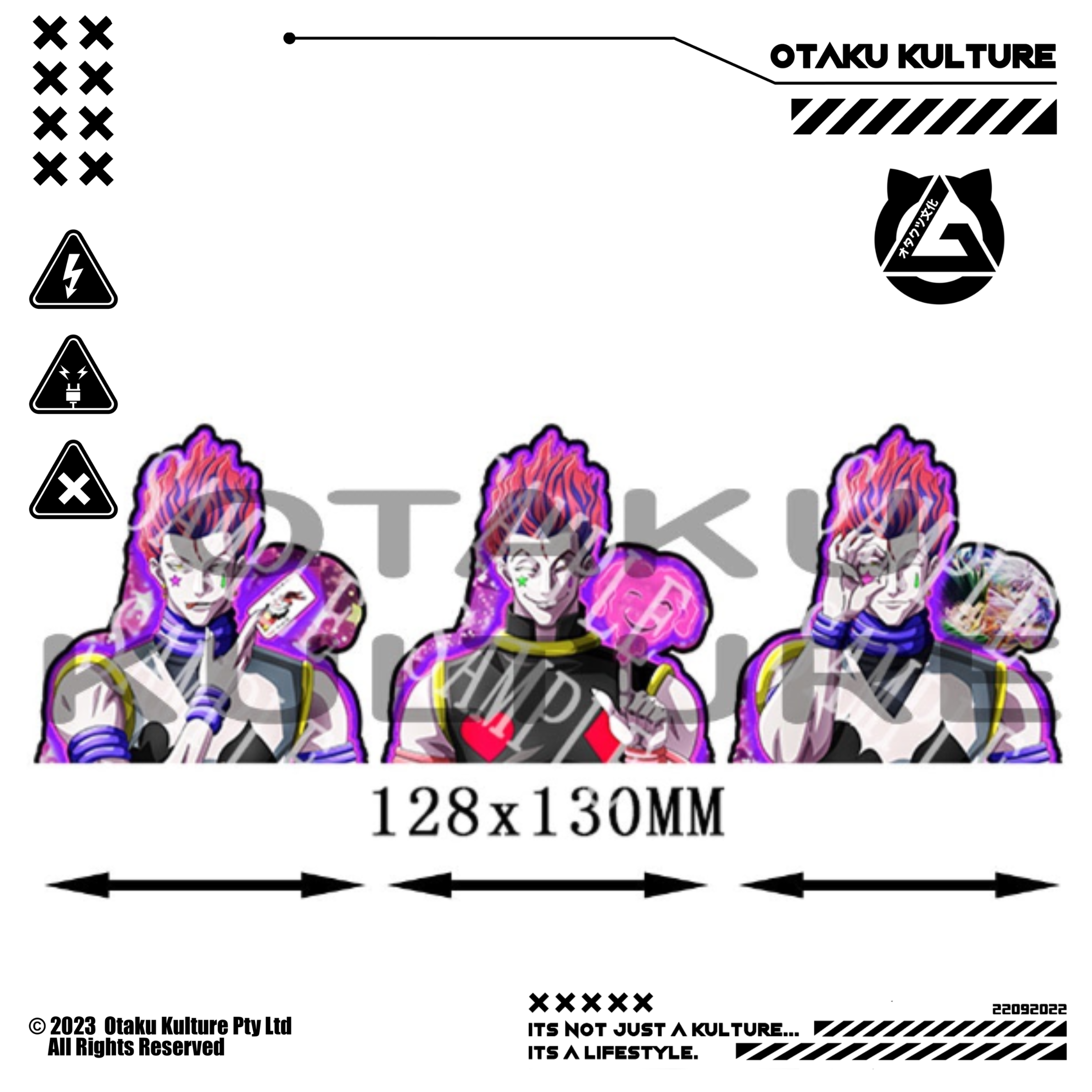 HISOKA GUM 3D MOTION STICKER