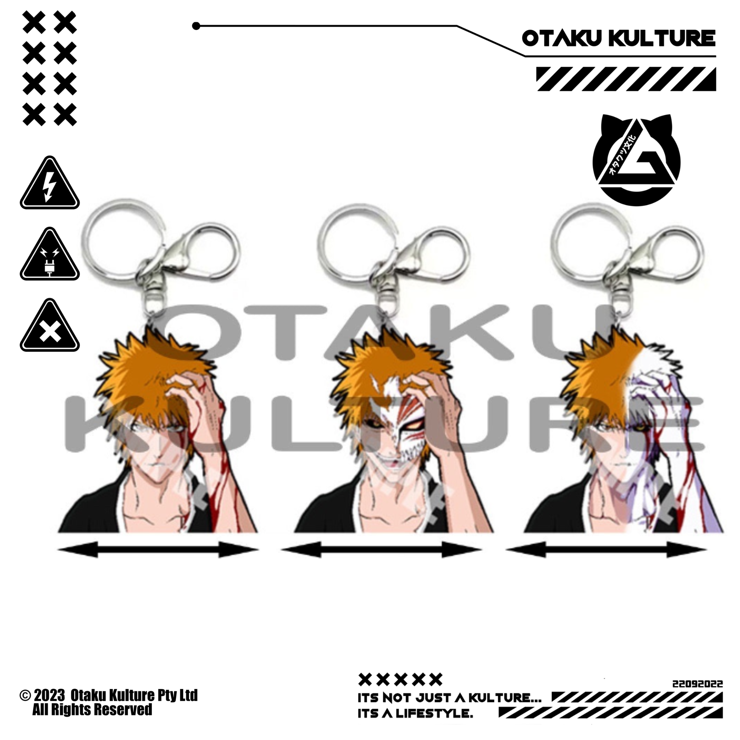 ICHIGO 3D MOTION KEYCHAIN