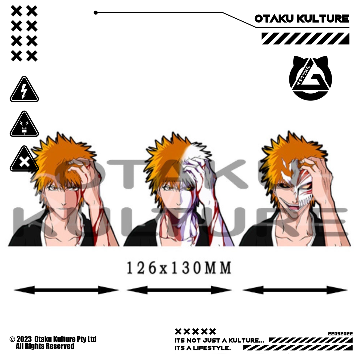 ICHIGO HALF HOLLOW 3D MOTION STICKER