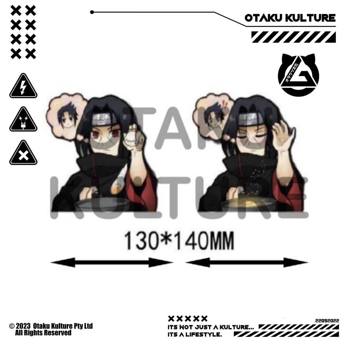 ITACHI SALT 3D MOTION STICKER
