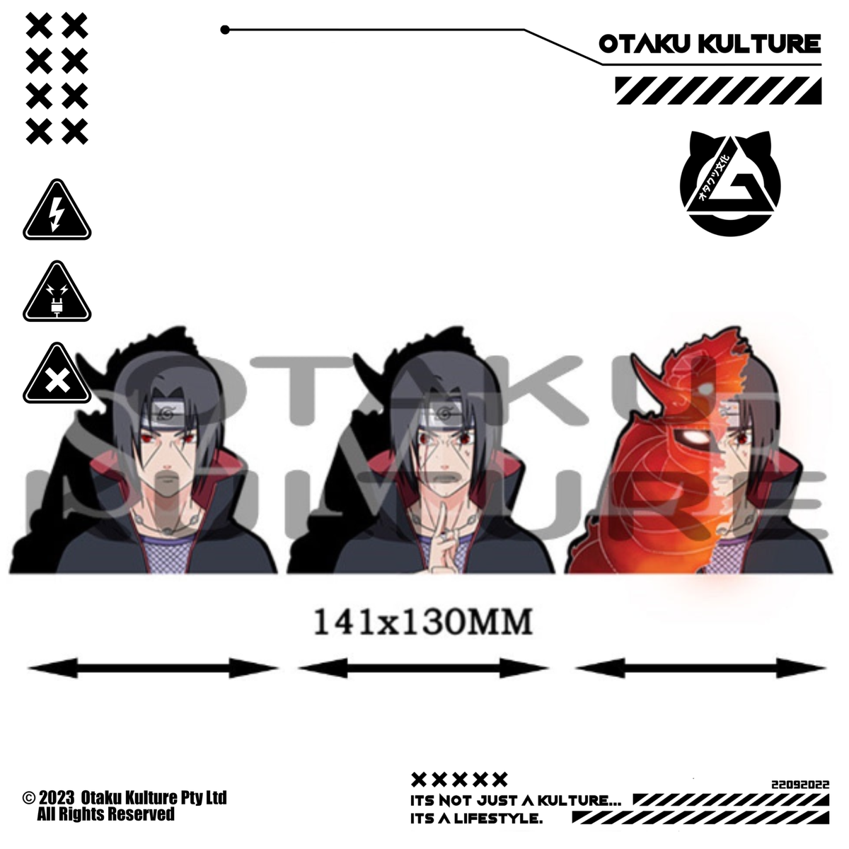 ITACHI SUSANOO 3D MOTION STICKER