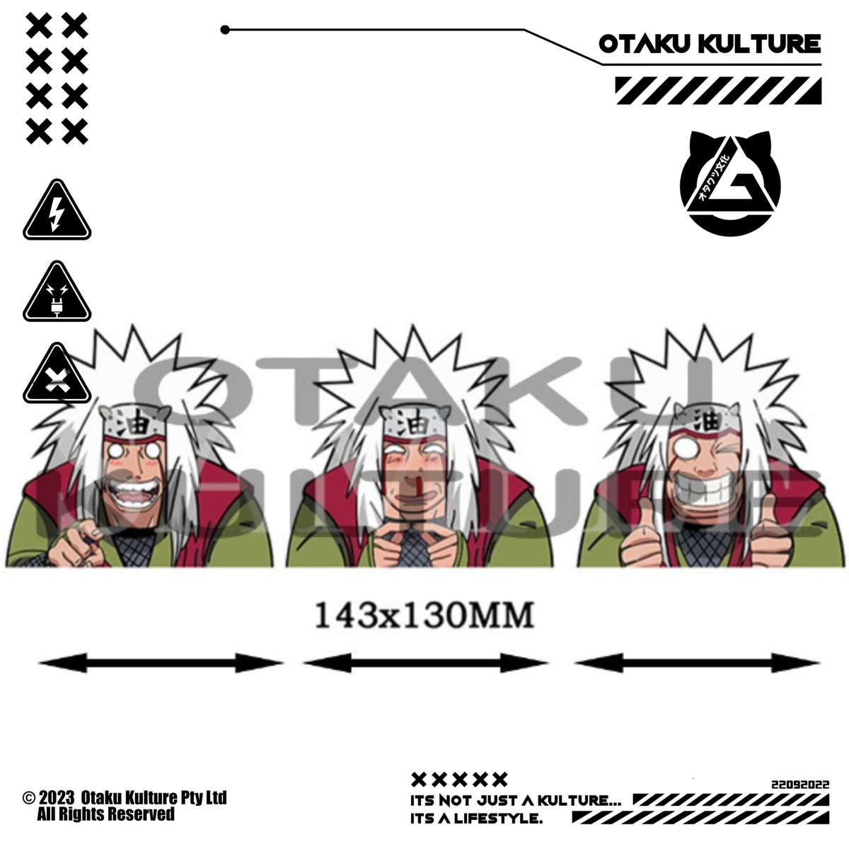 JIRAIYA 3D MOTION STICKER