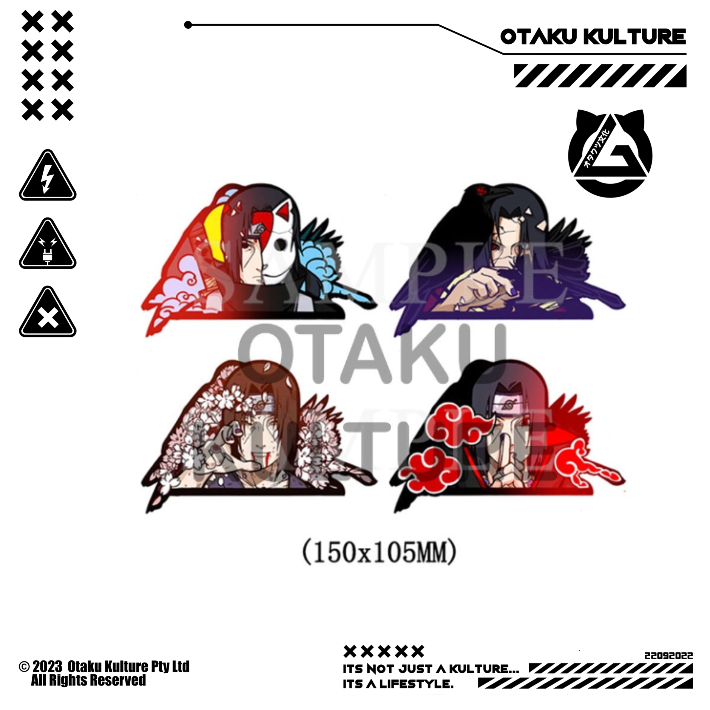 ITACHI MASK 3D MOTION STICKER