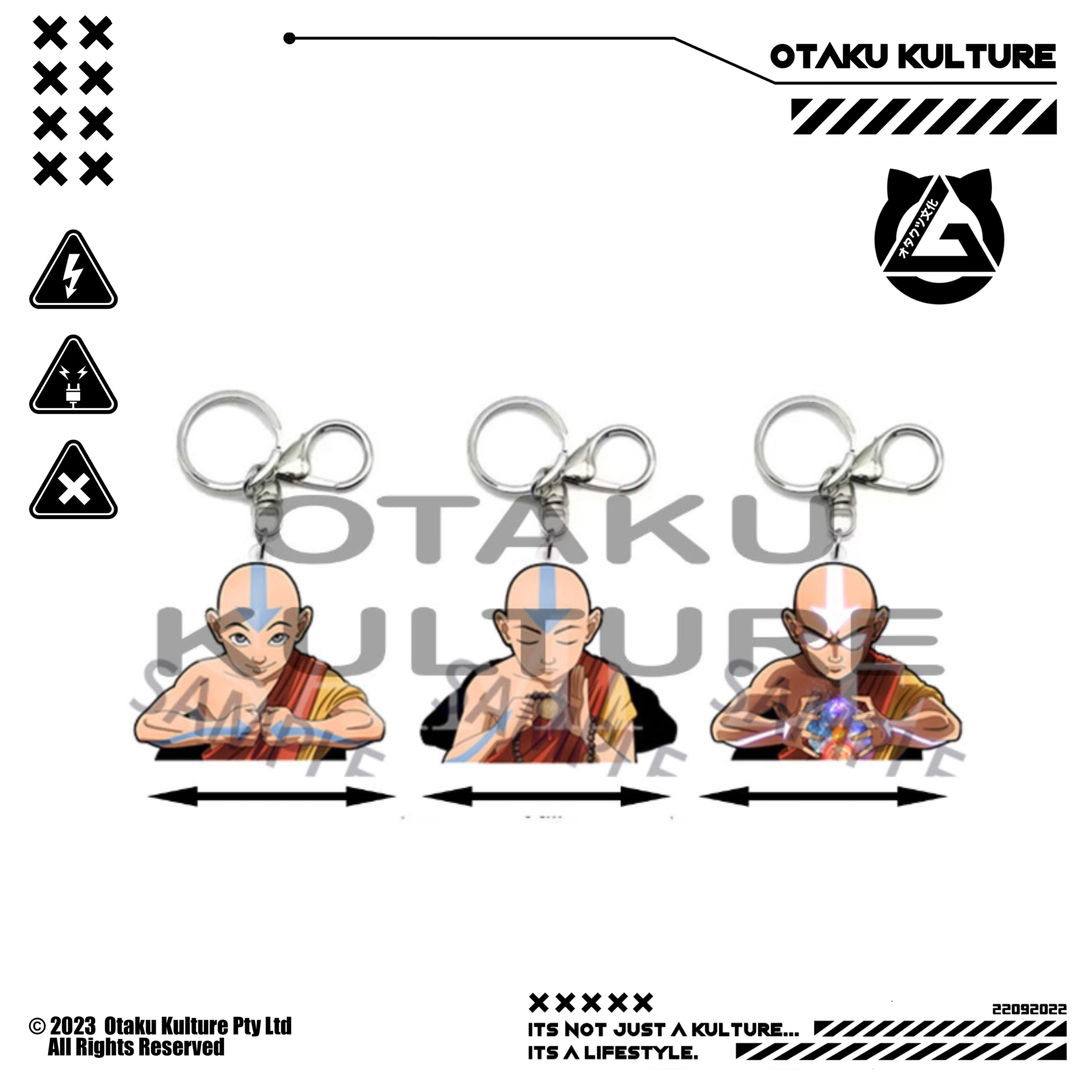 AANG / AVATAR 3D MOTION KEYCHAIN