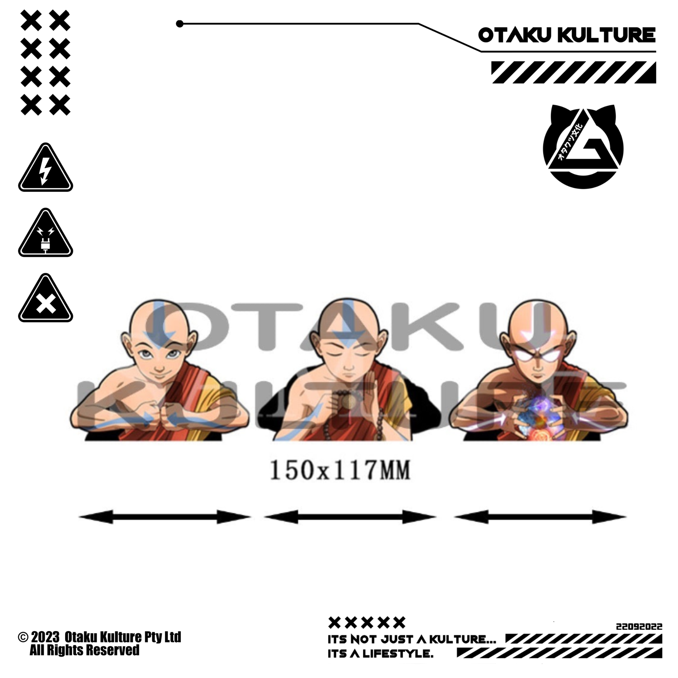 AANG / AVATAR 3D MOTION STICKER