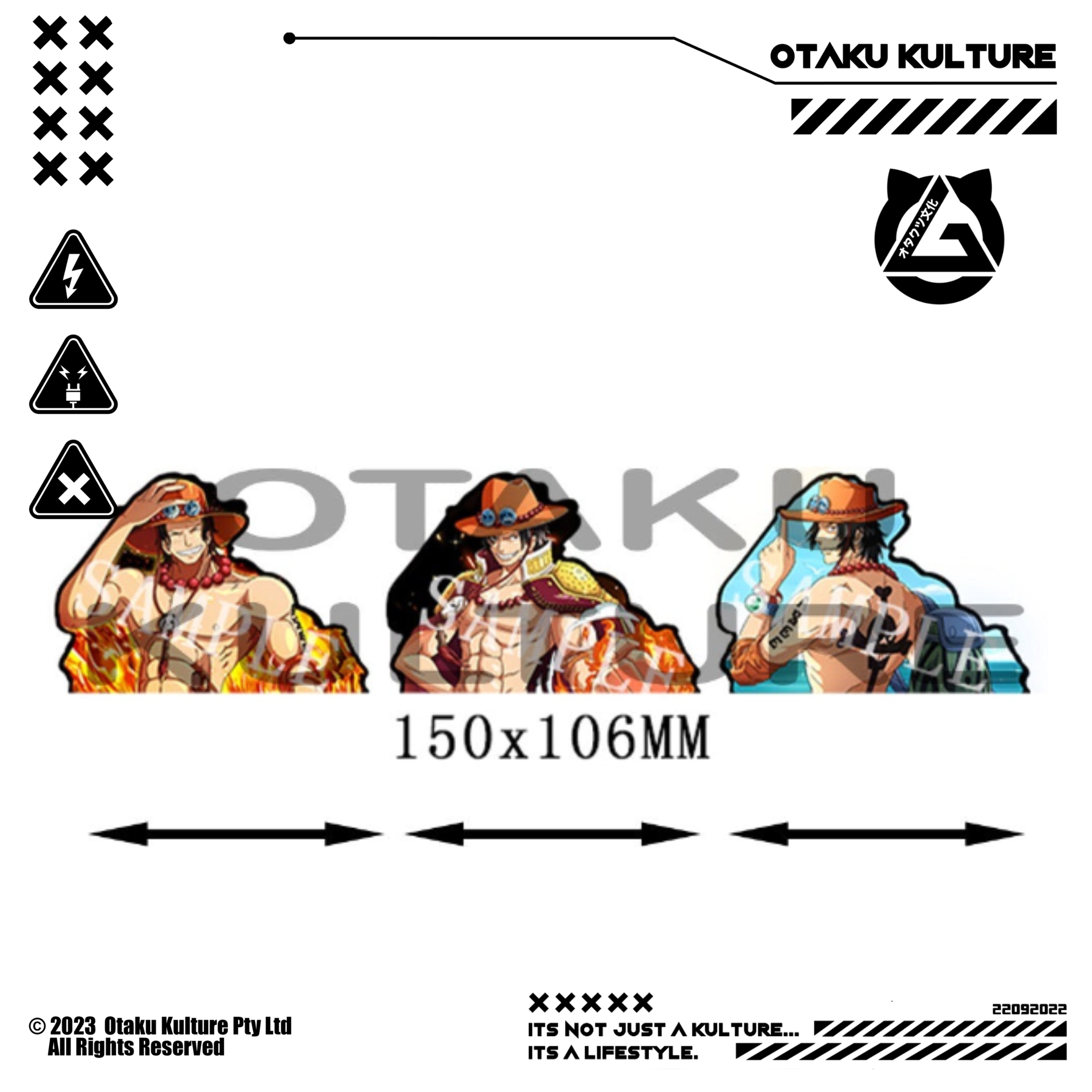 ACE POSING 3D MOTION STICKER