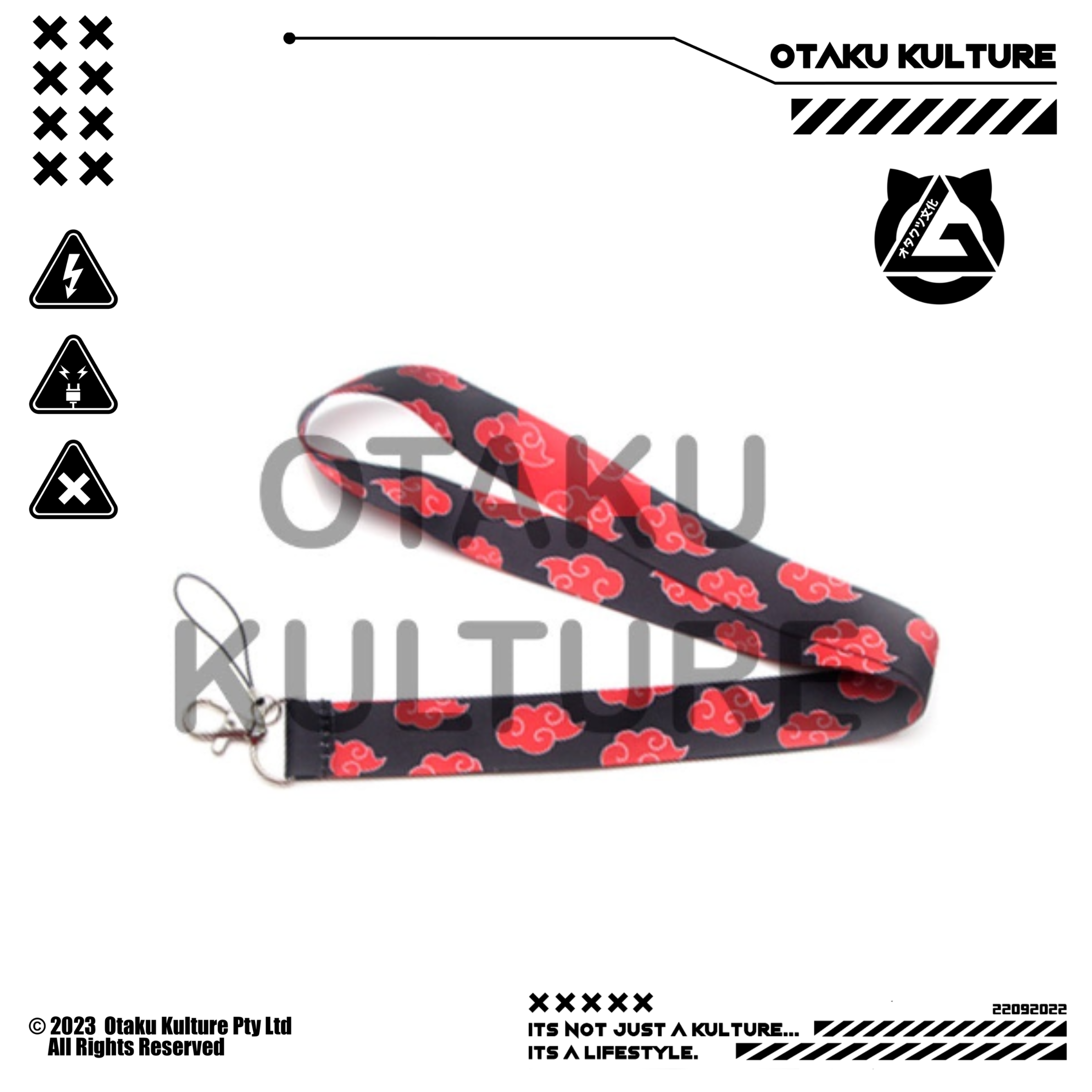 AKATSUKI CLOUDS LANYARD