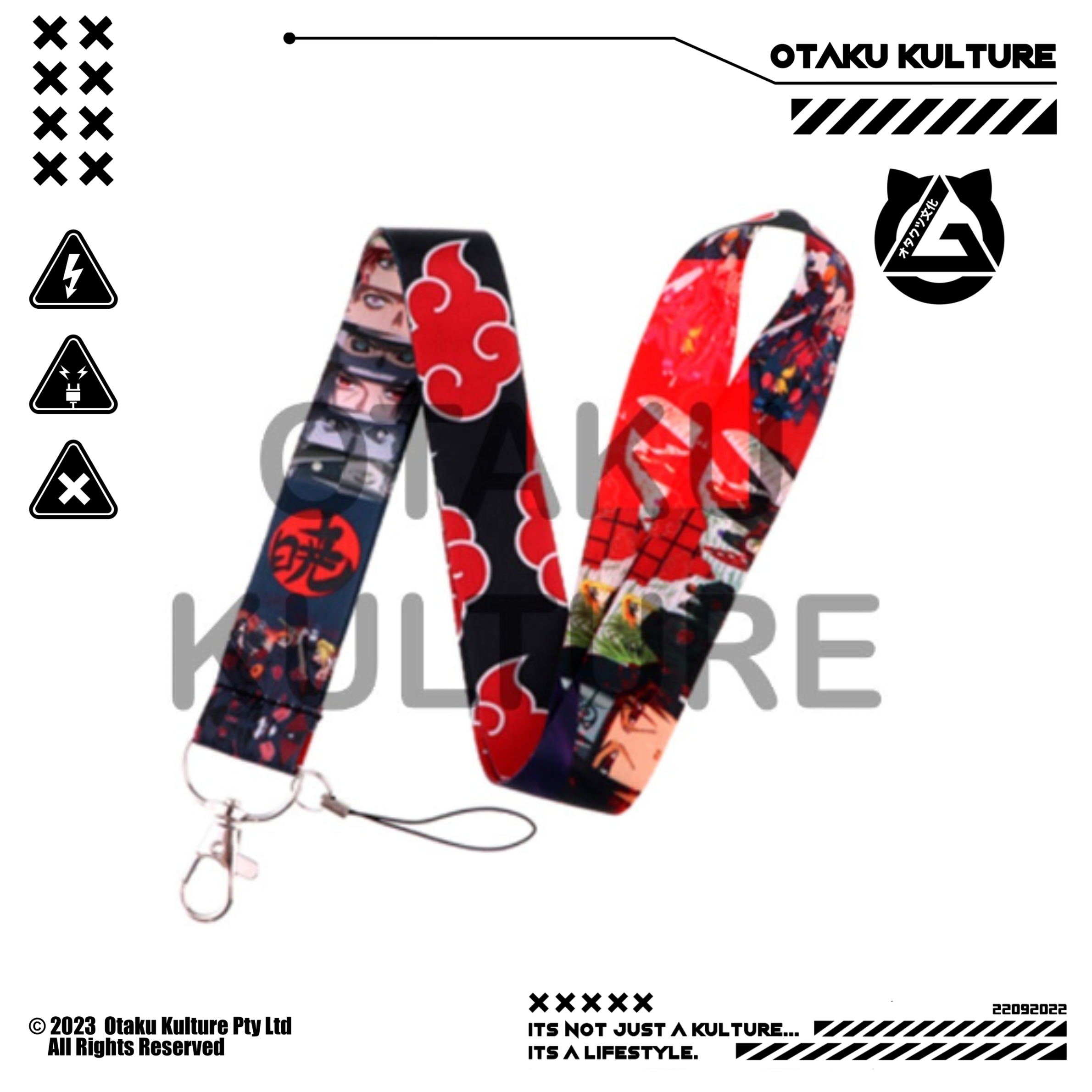 AKATSUKI MIXED LANYARD