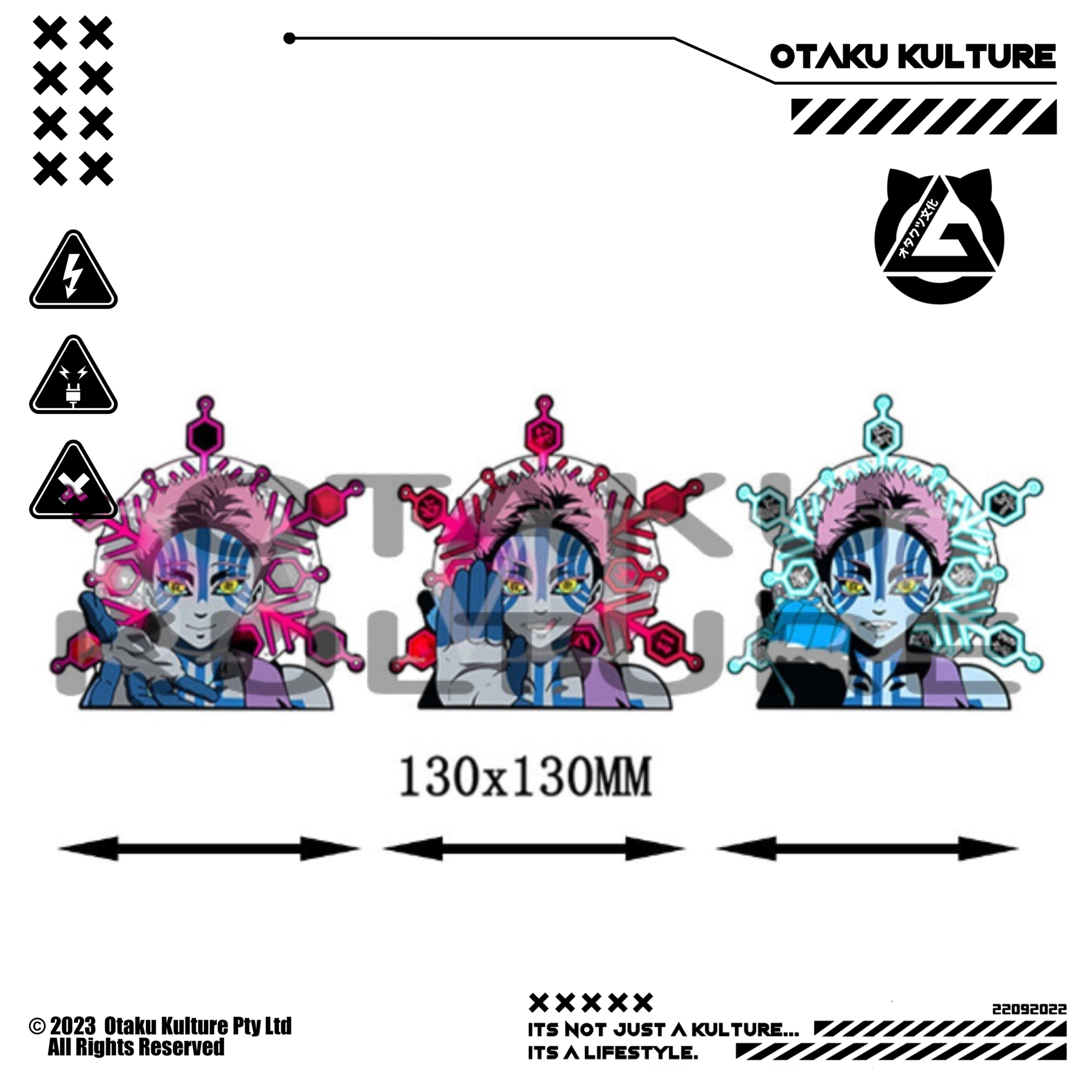 AKAZA 3D MOTION STICKER