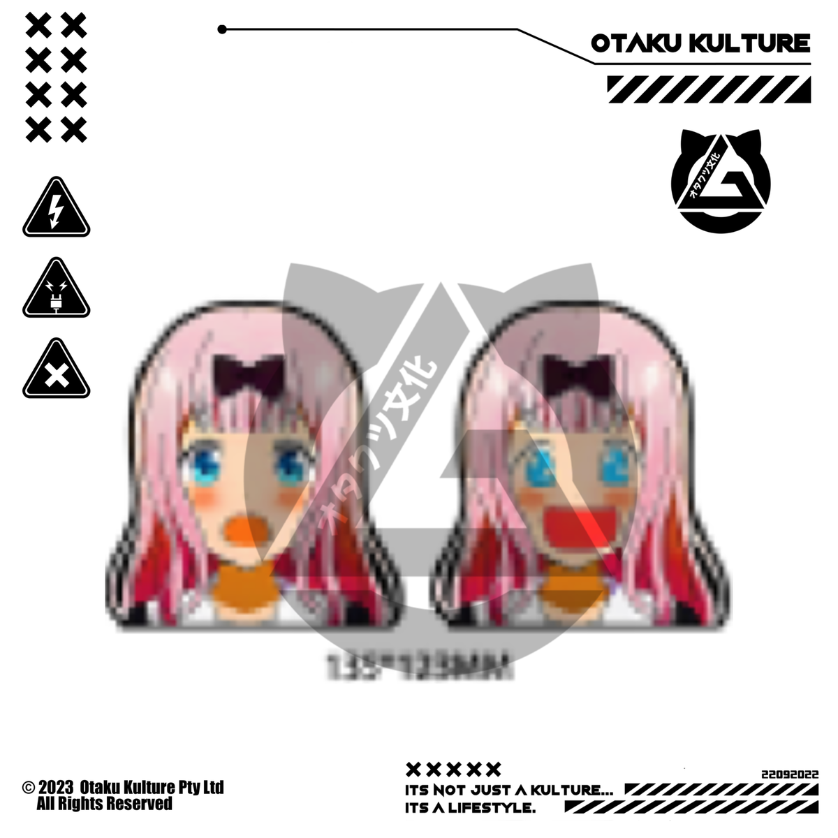 CHIKA CLOSE UP 3D MOTION STICKER