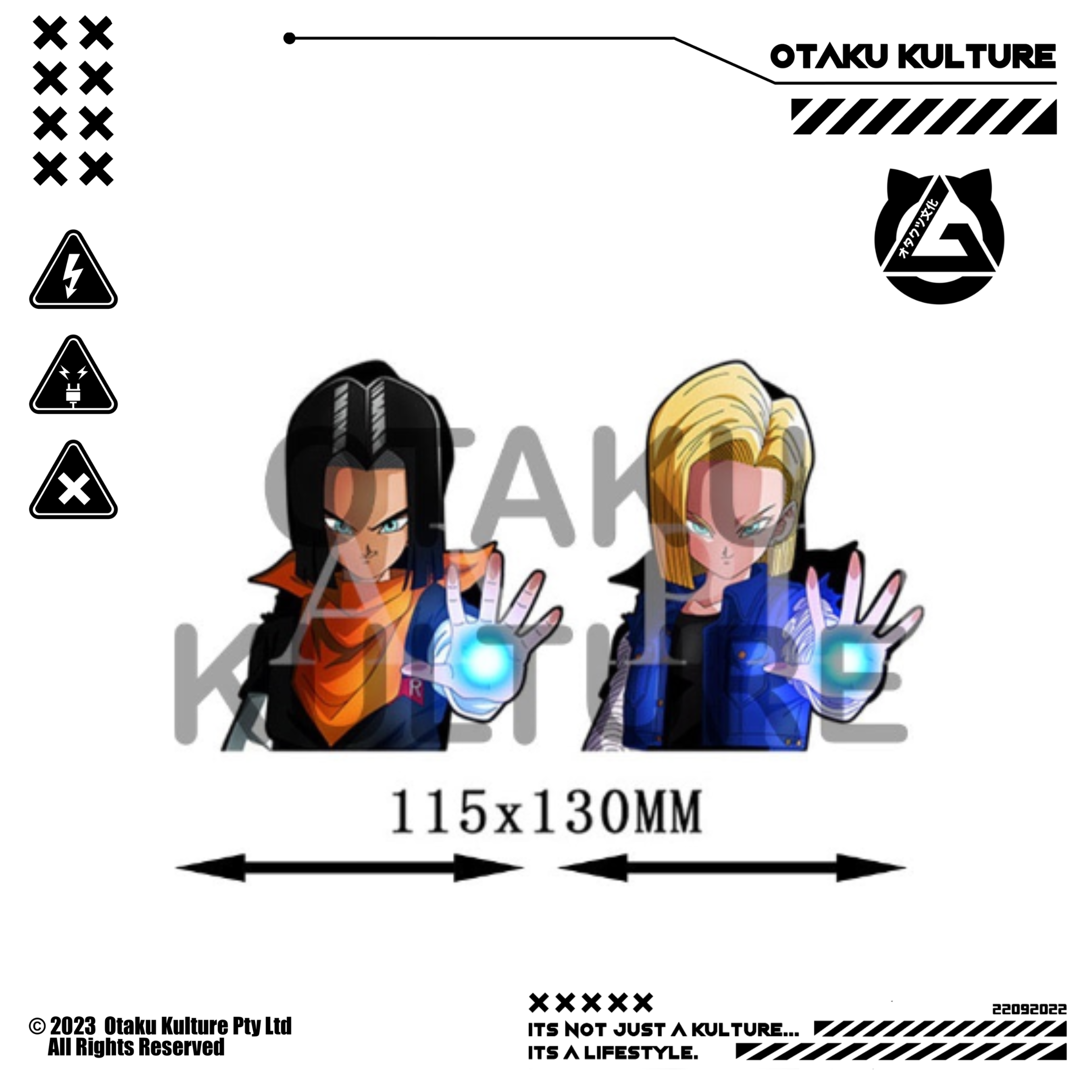 ANDROID 18 3D MOTION STICKER