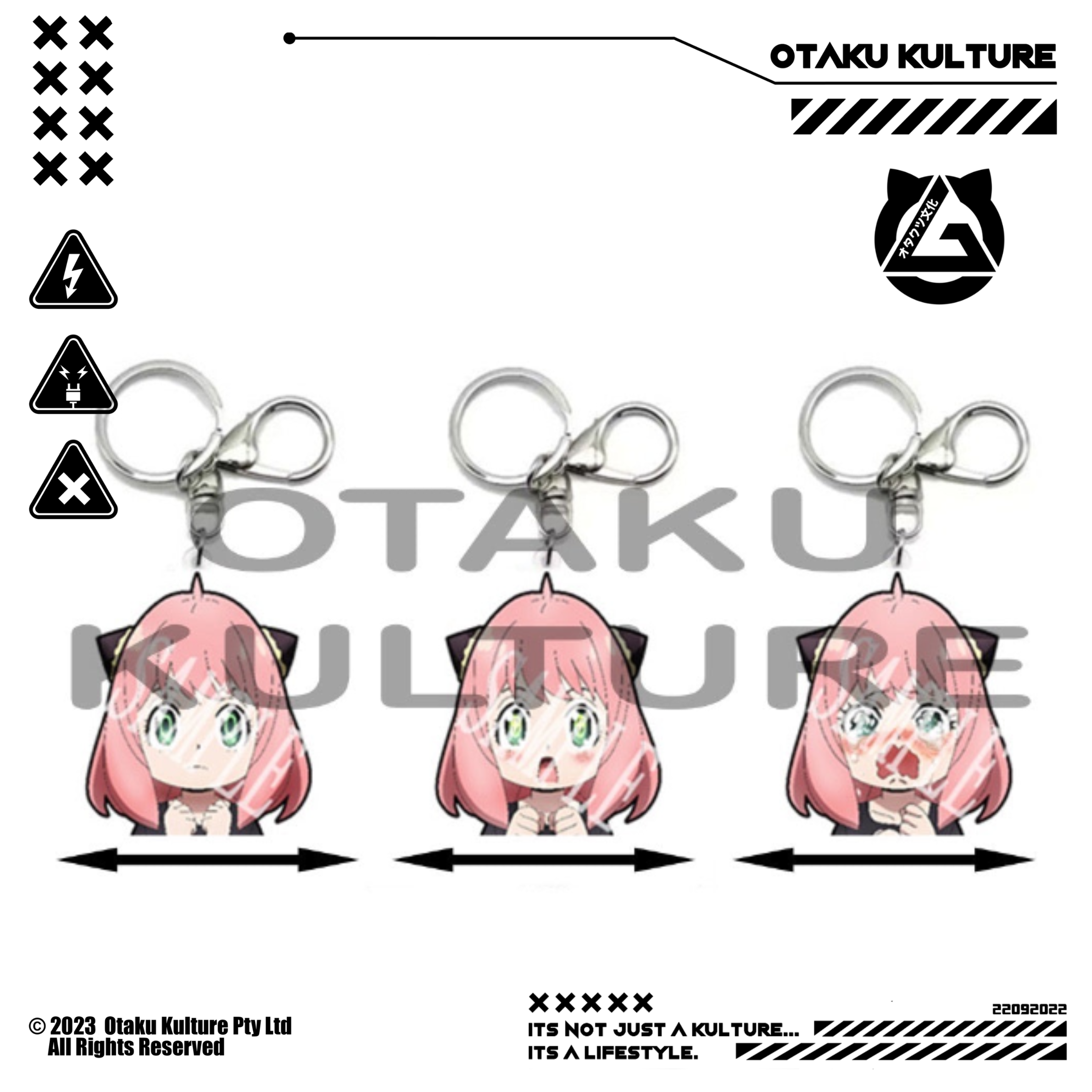 ANYA 3D MOTION KEYCHAIN