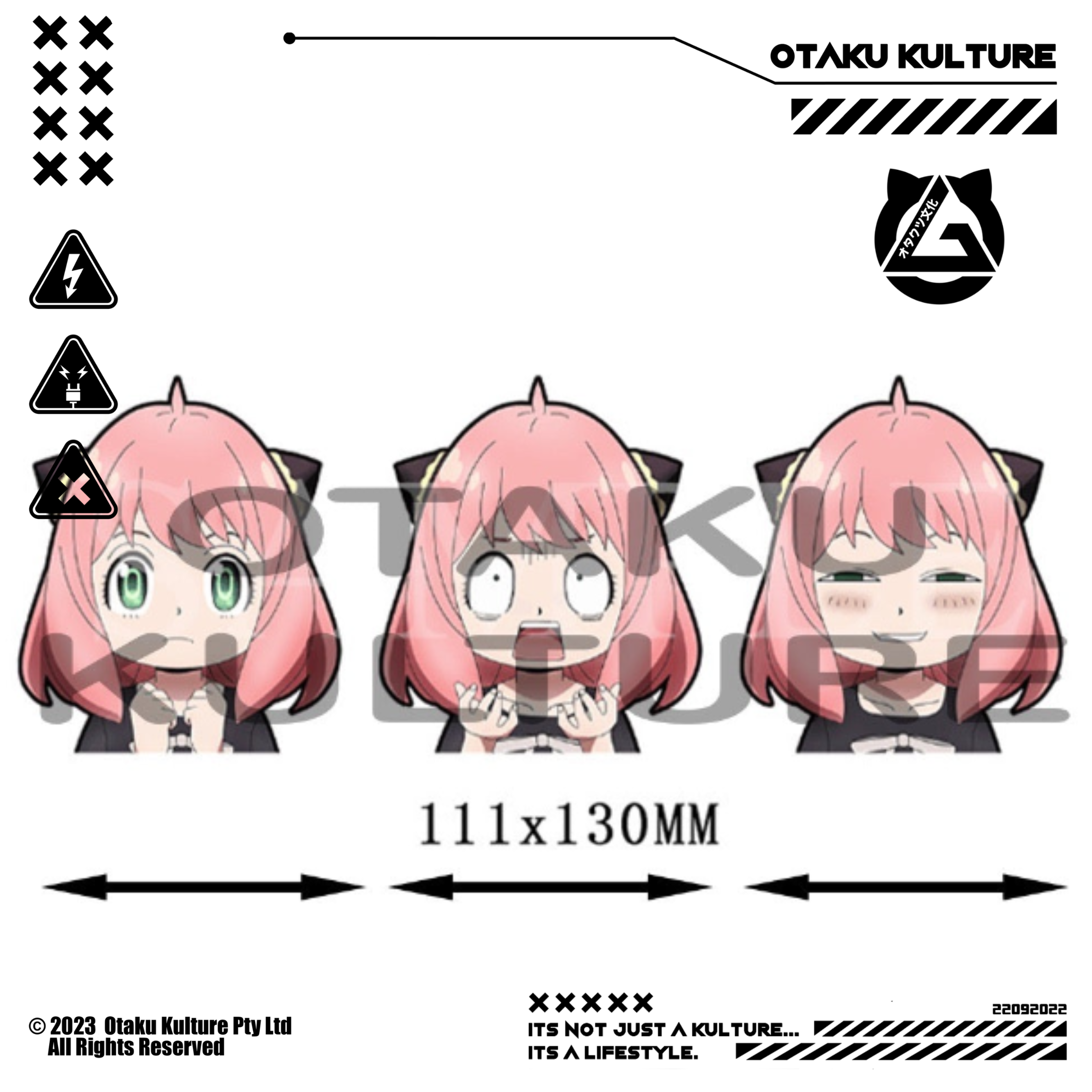 ANYA GRIN 3D MOTION STICKER