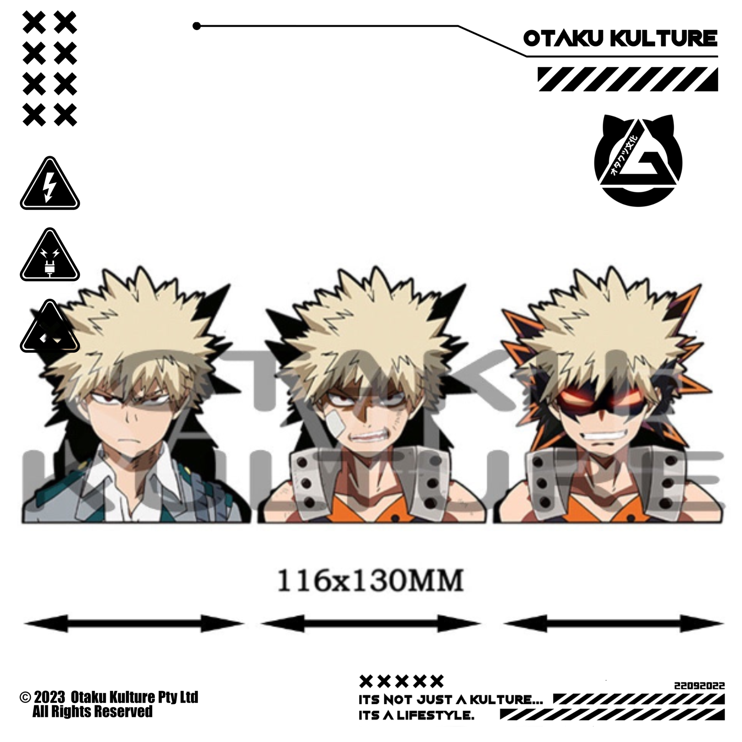 BAKUGO 3D MOTION STICKER