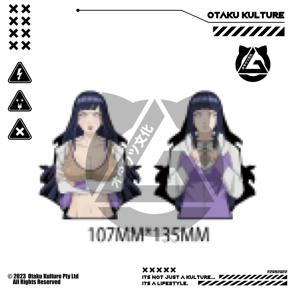 HINATA 'SHY' 3D MOTION STICKER