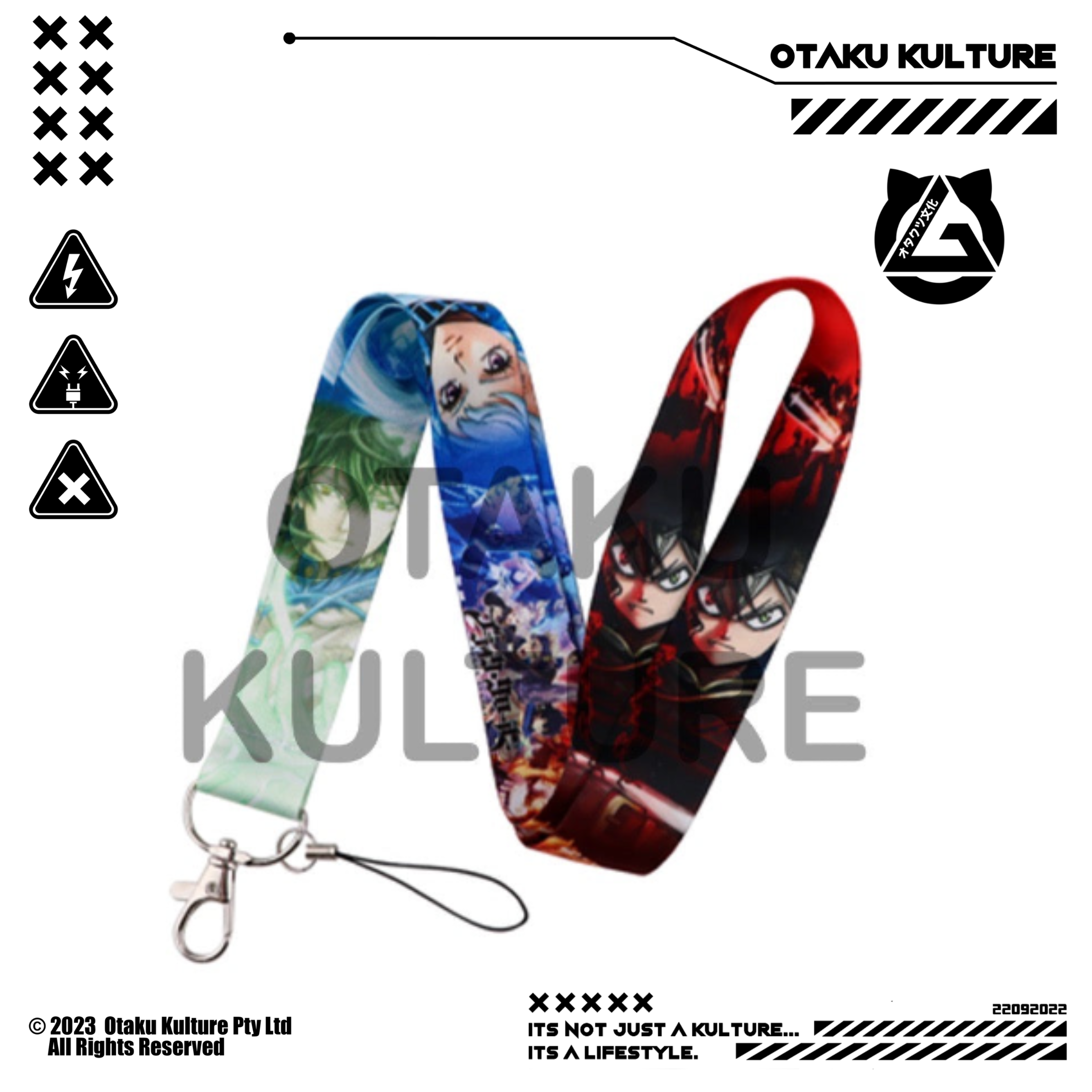 BLACK CLOVER LANYARD