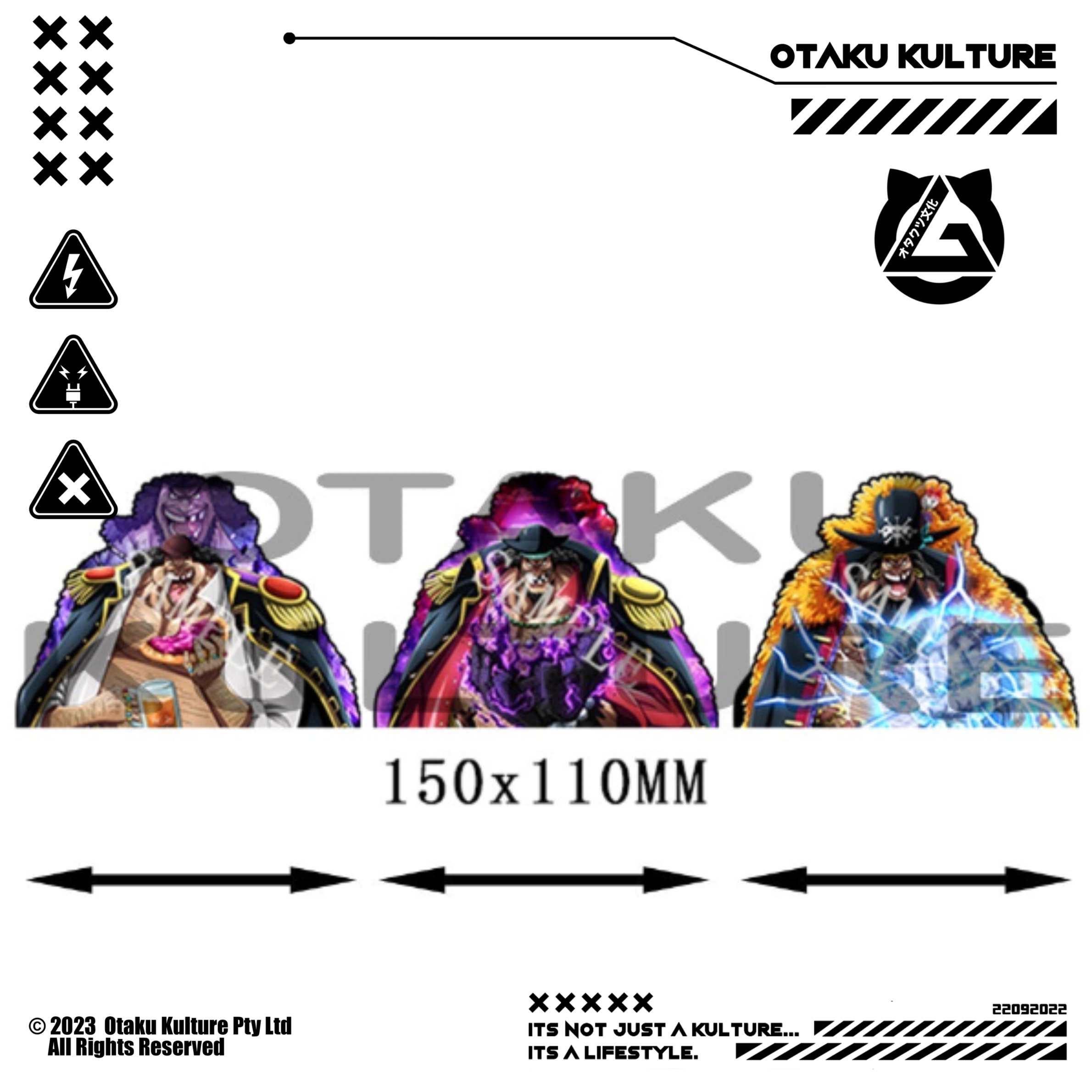 BLACKBEARD 3D MOTION STICKER
