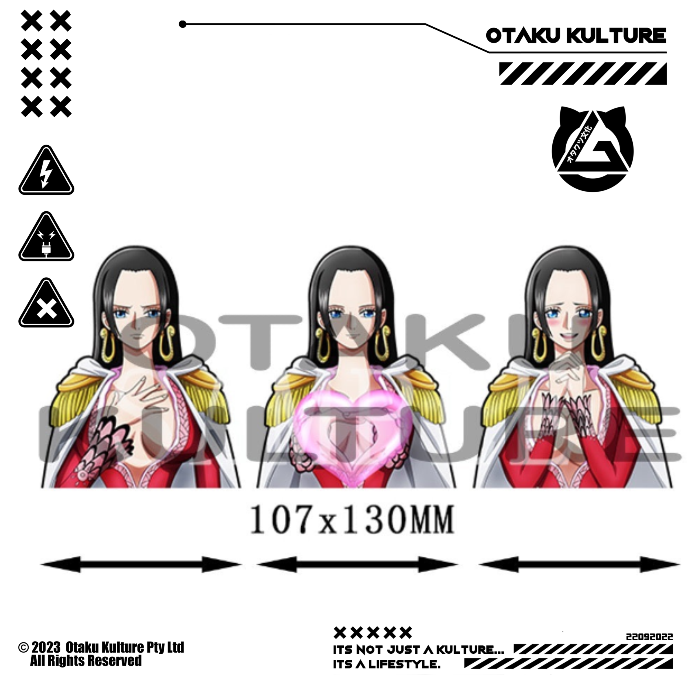 BOA HANCOCK 3D MOTION STICKER