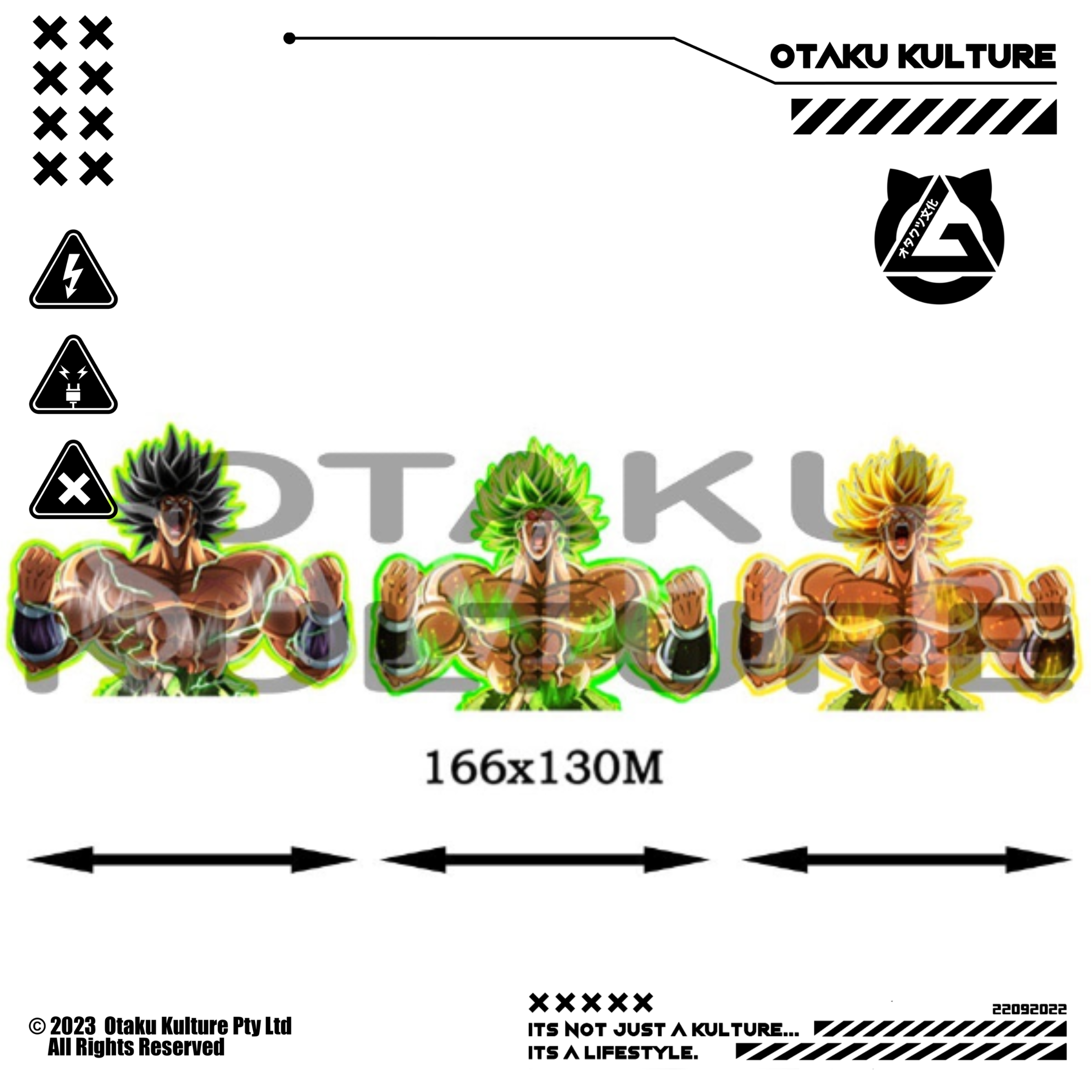 BROLY 3D MOTION STICKER
