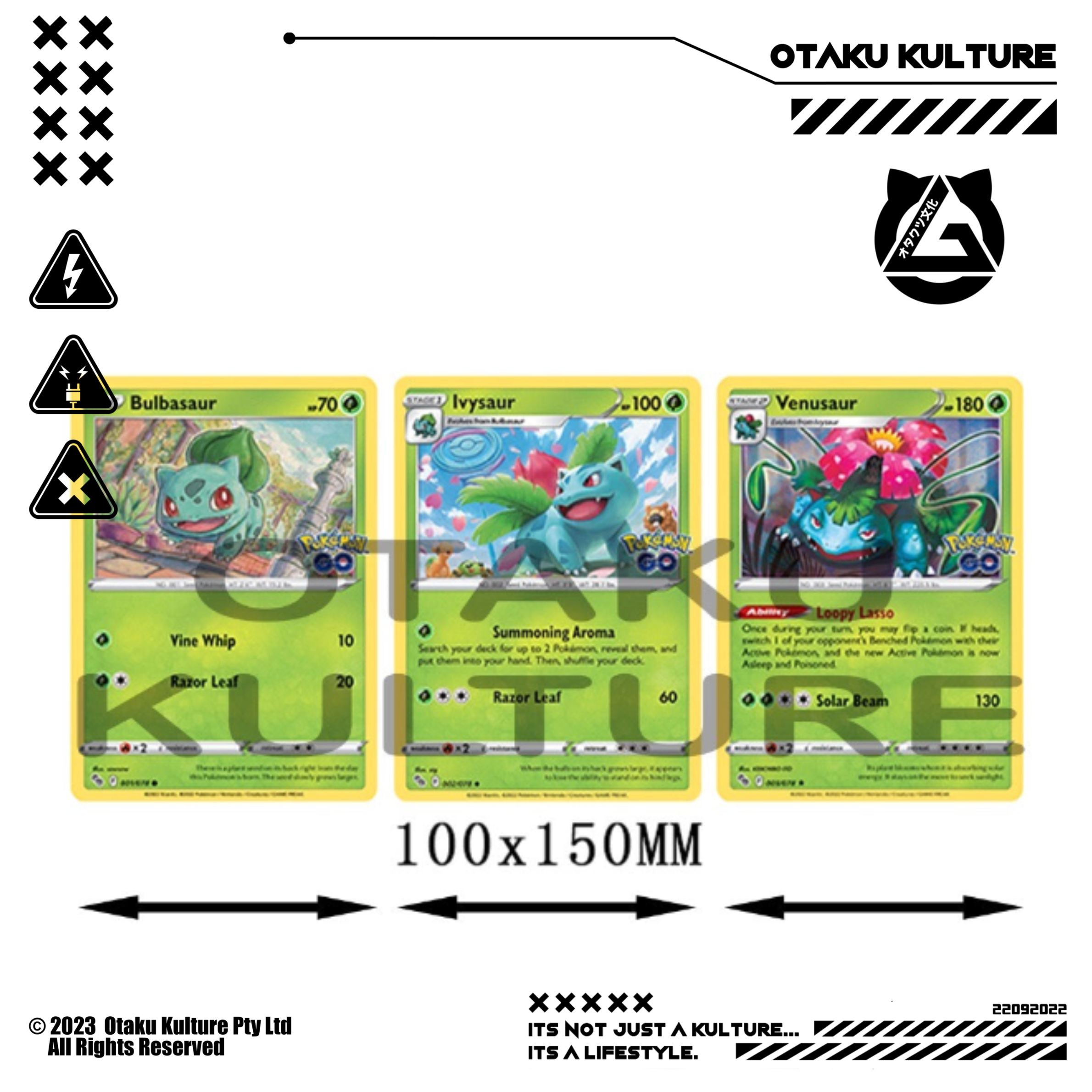 BULBASAUR EVOLUTIONS 3D MOTION STICKER