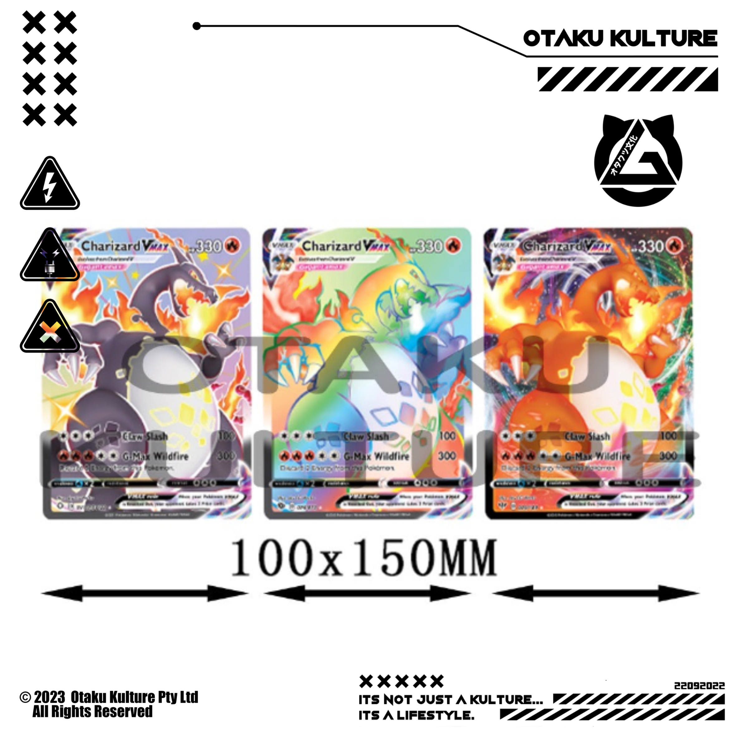 CHARIZARD VMAX 3D MOTION STICKER