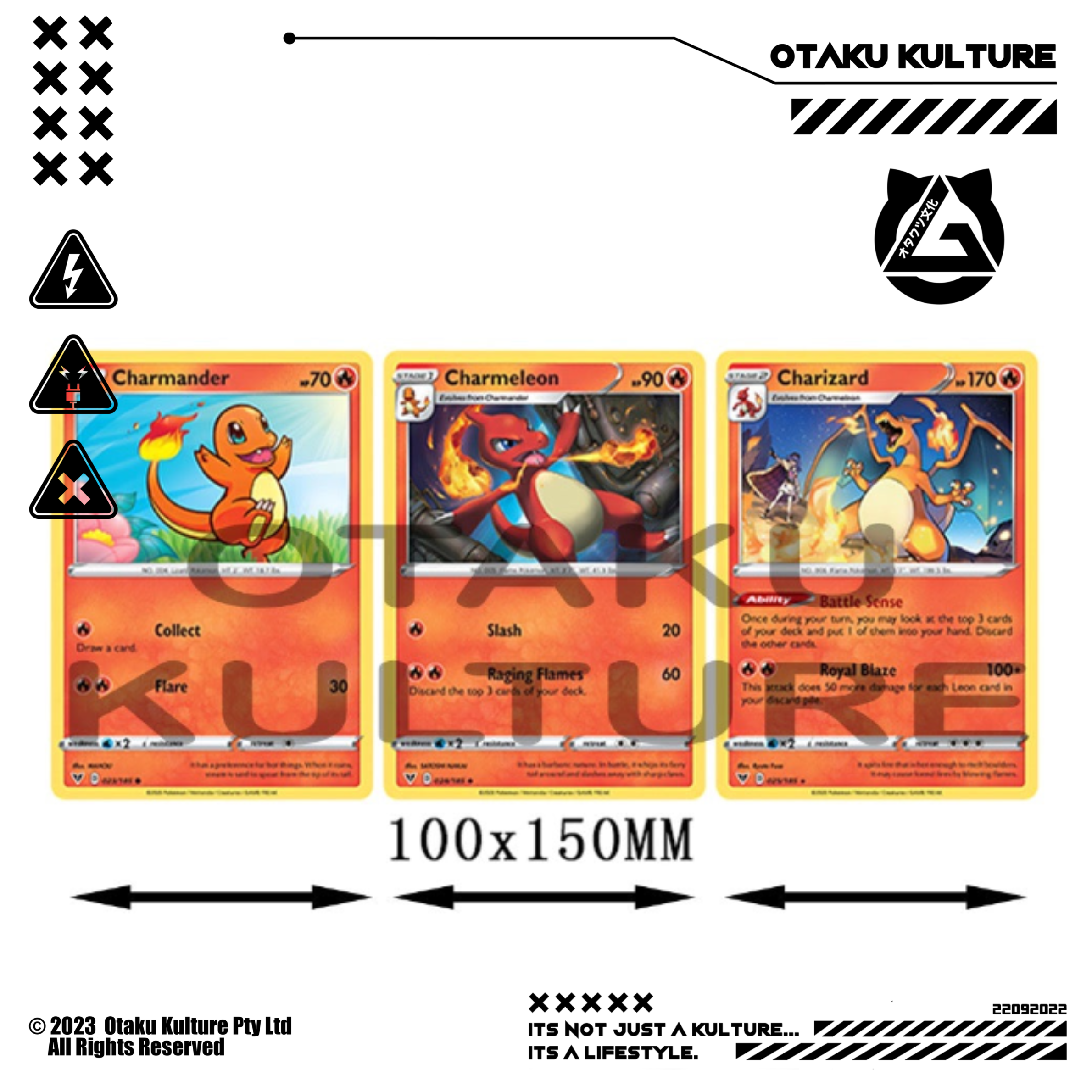 CHARMANDER EVOLUTIONS 3D MOTION STICKER