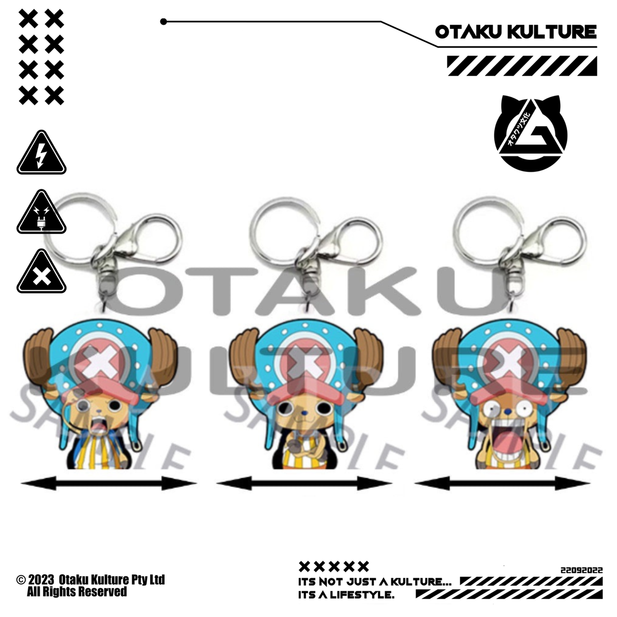 CHOPPER 3D MOTION KEYCHAIN