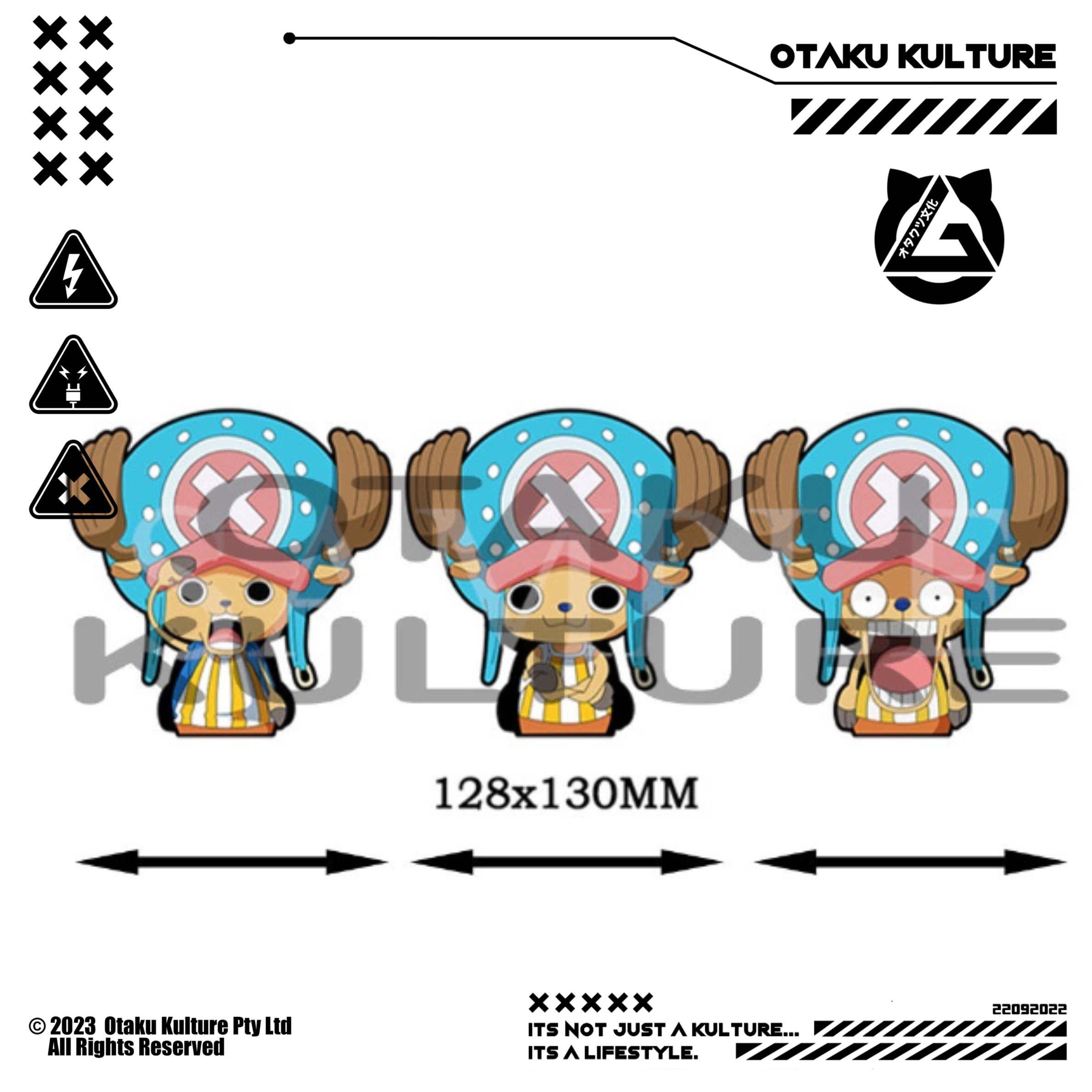 CHOPPER 3D MOTION STICKER