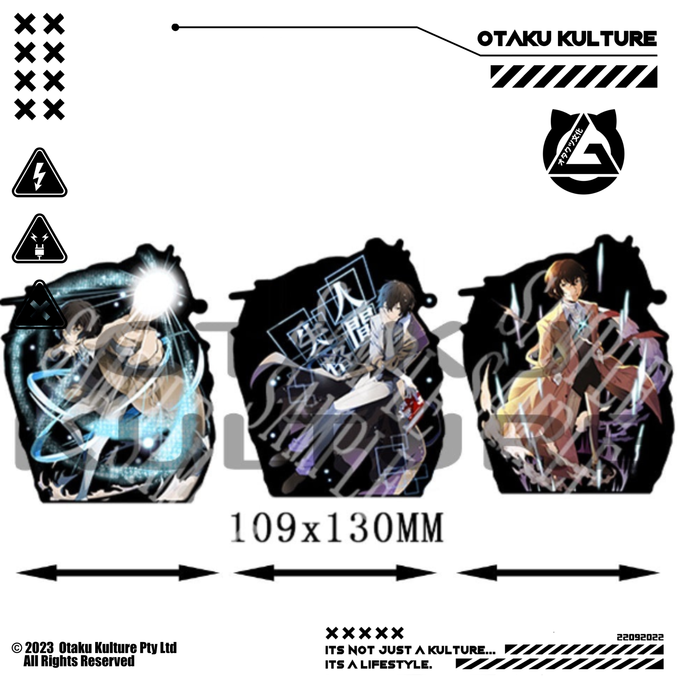 DAZAI 3D MOTION STICKER