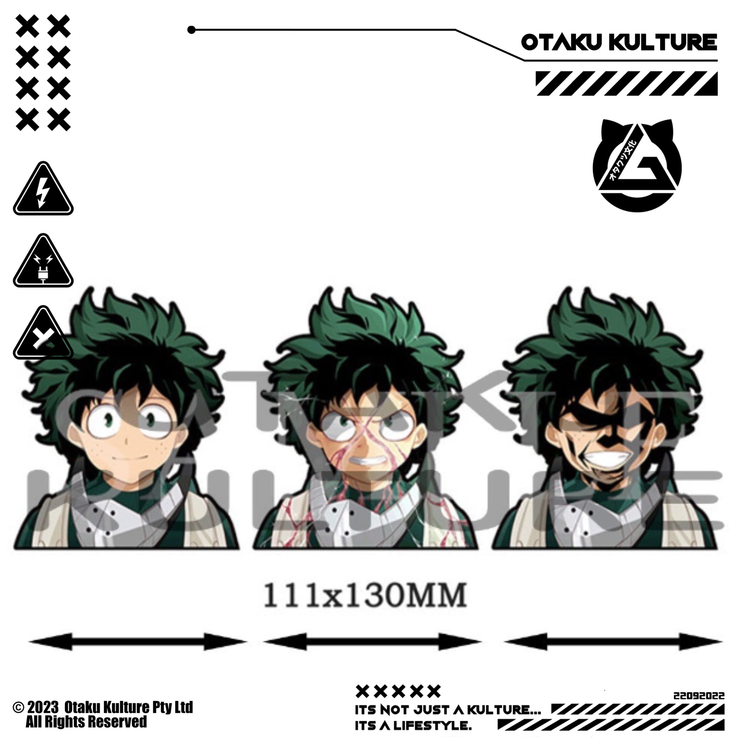 DEKU 3D MOTION STICKER