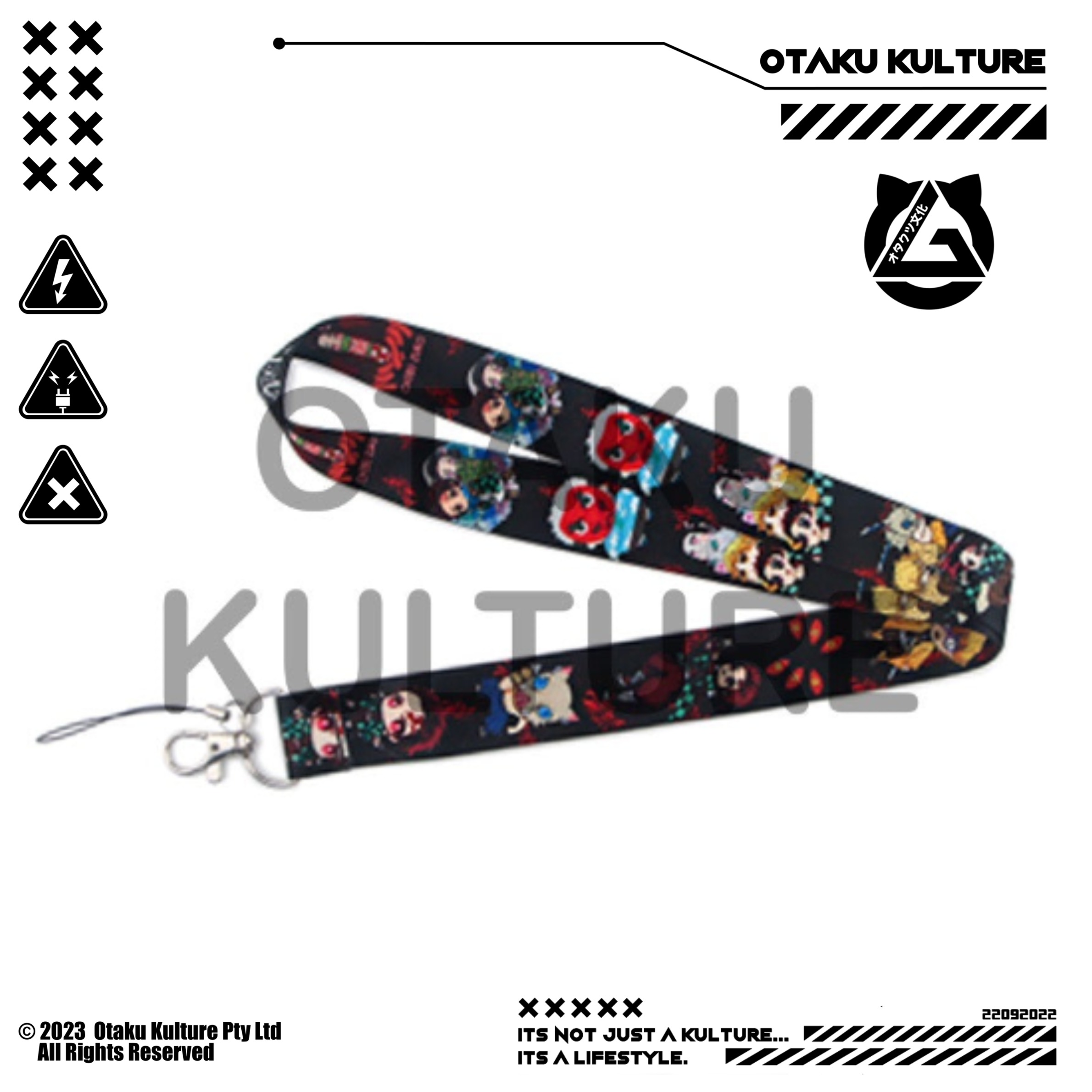 DEMON SLAYER CHIBI LANYARD