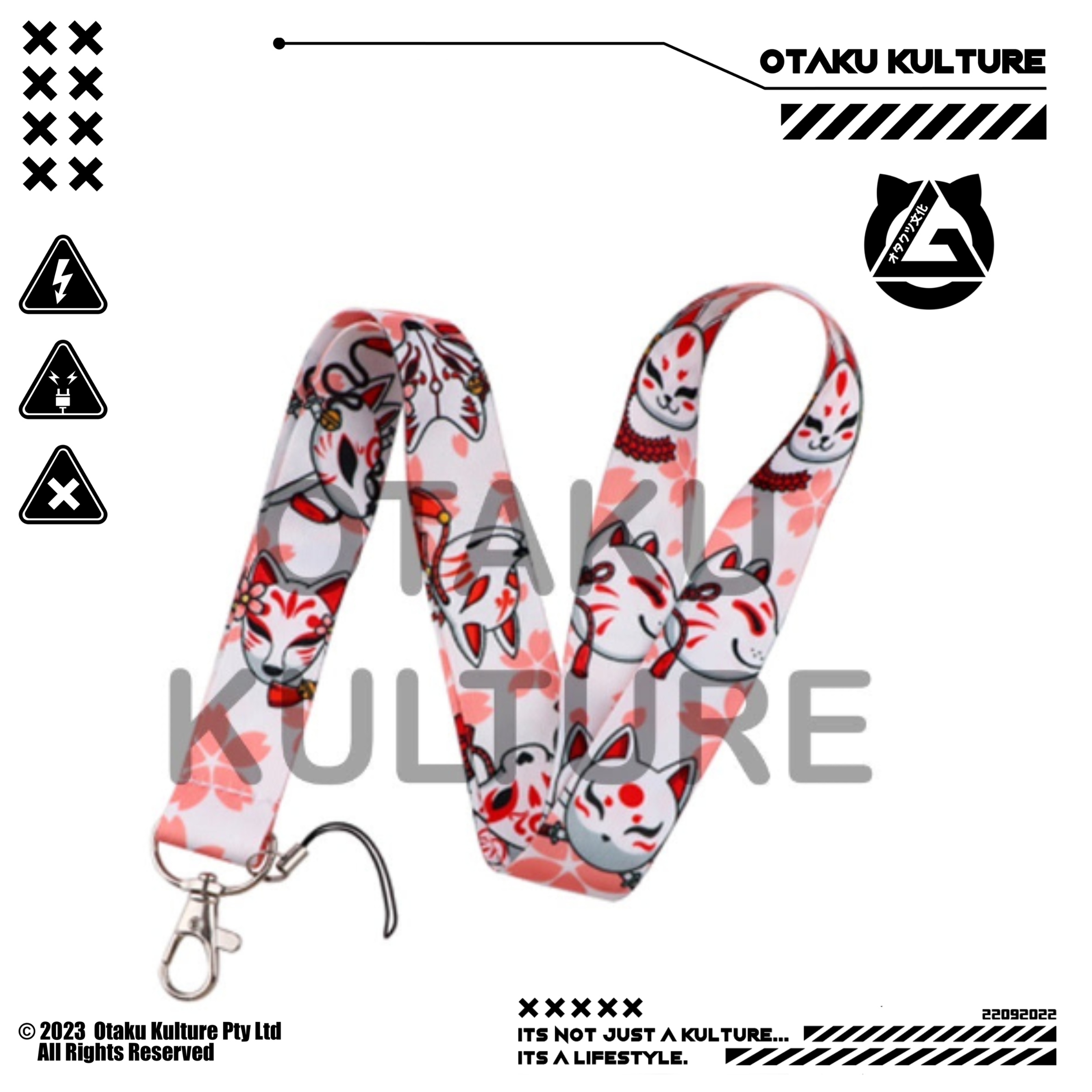DEMON SLAYER MASKS LANYARD