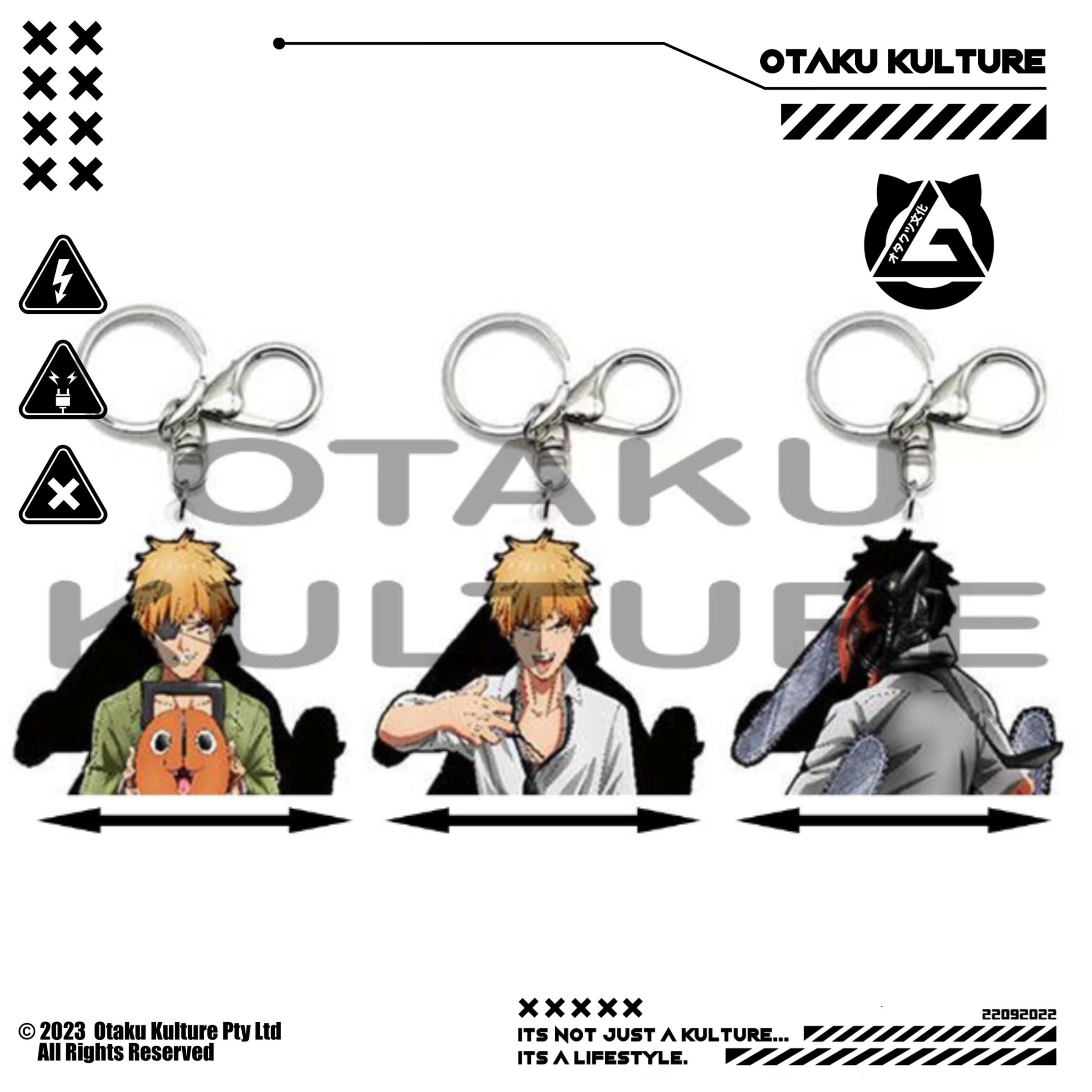 DENJI 3D MOTION KEYCHAIN