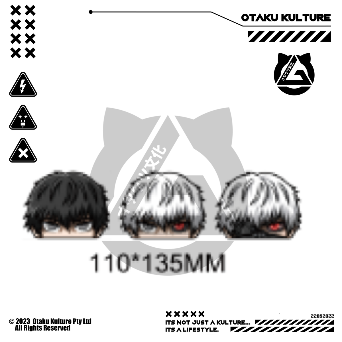 KEN KANEKI CLOSE UP 3D MOTION STICKER