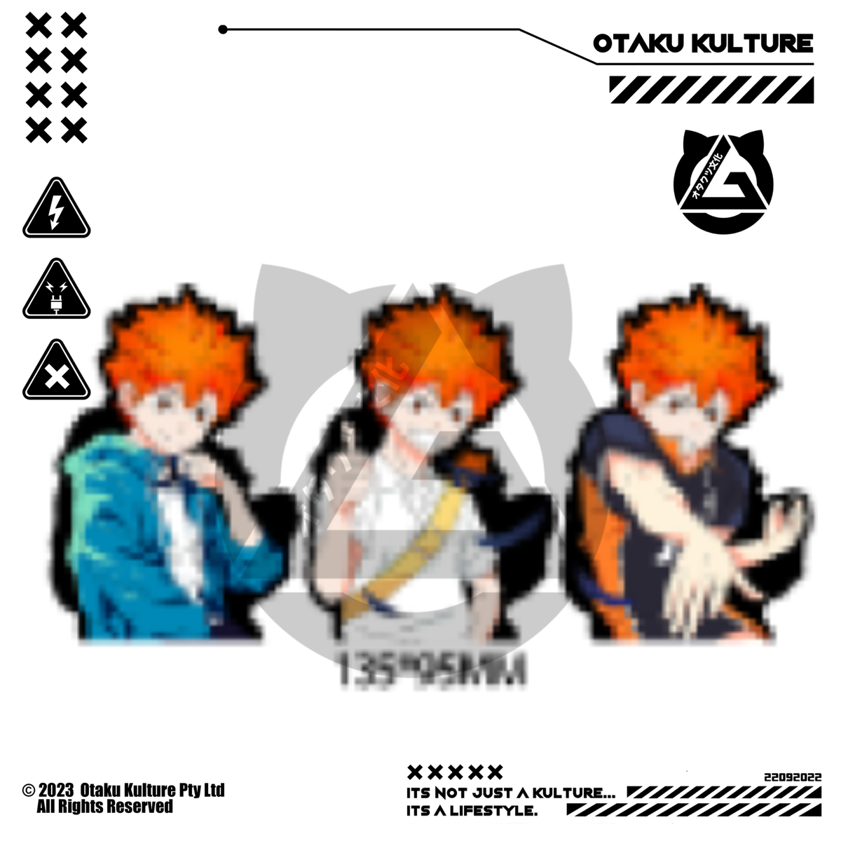 HINATA CASUAL 3D MOTION STICKER