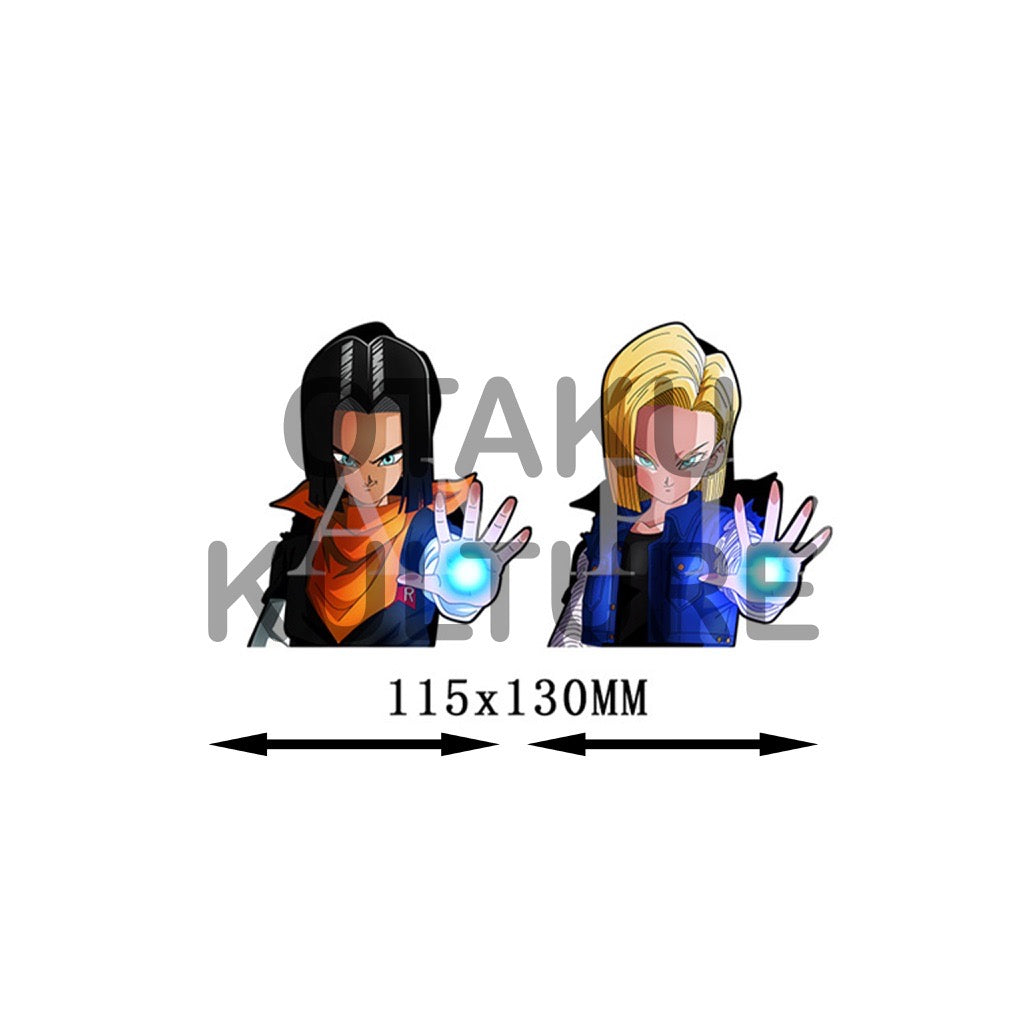 ANDROID 18 3D MOTION STICKER