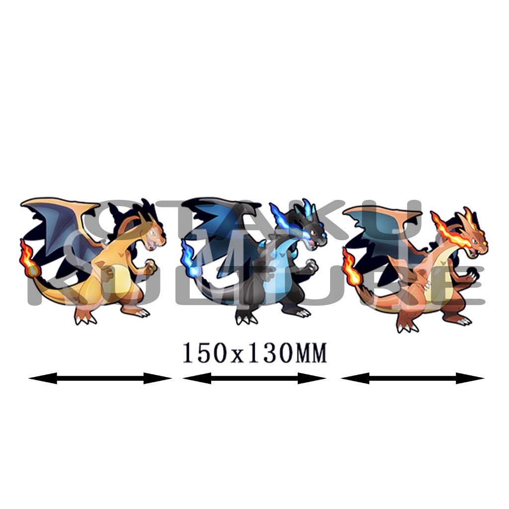 CHARIZARD MEGA EVOLUTION 3D MOTION STICKER