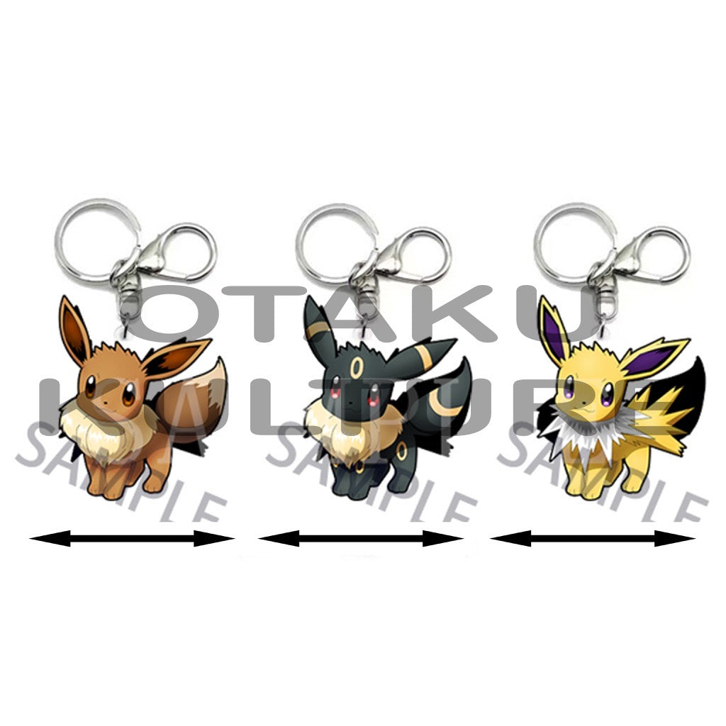 EEVEE/UMBREON/JOLTEON 3D MOTION KEYCHAIN