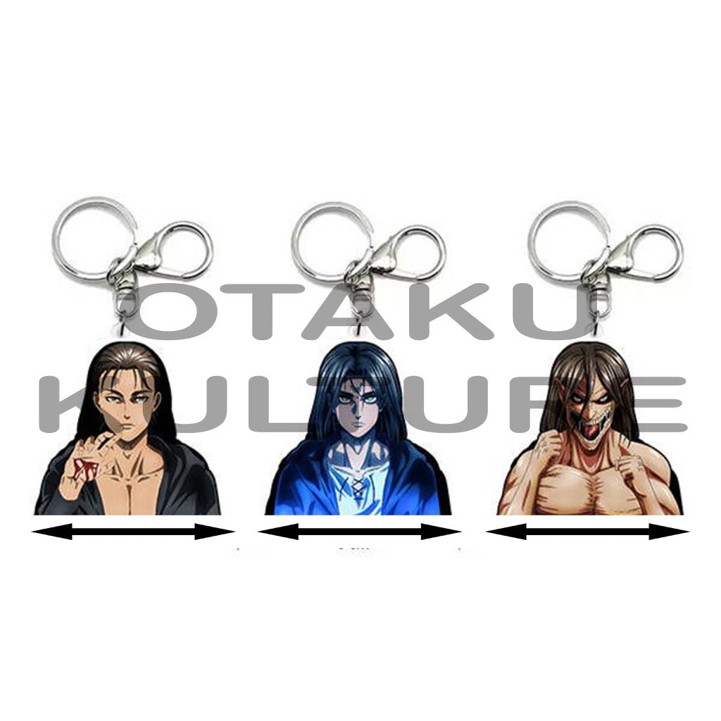 EREN YEAGER 3D MOTION KEYCHAIN – Otaku Kulture | All Things Anime