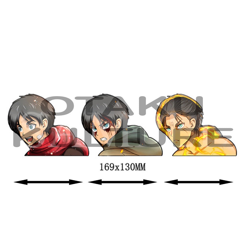 EREN YEAGER FIRE 3D MOTION STICKER