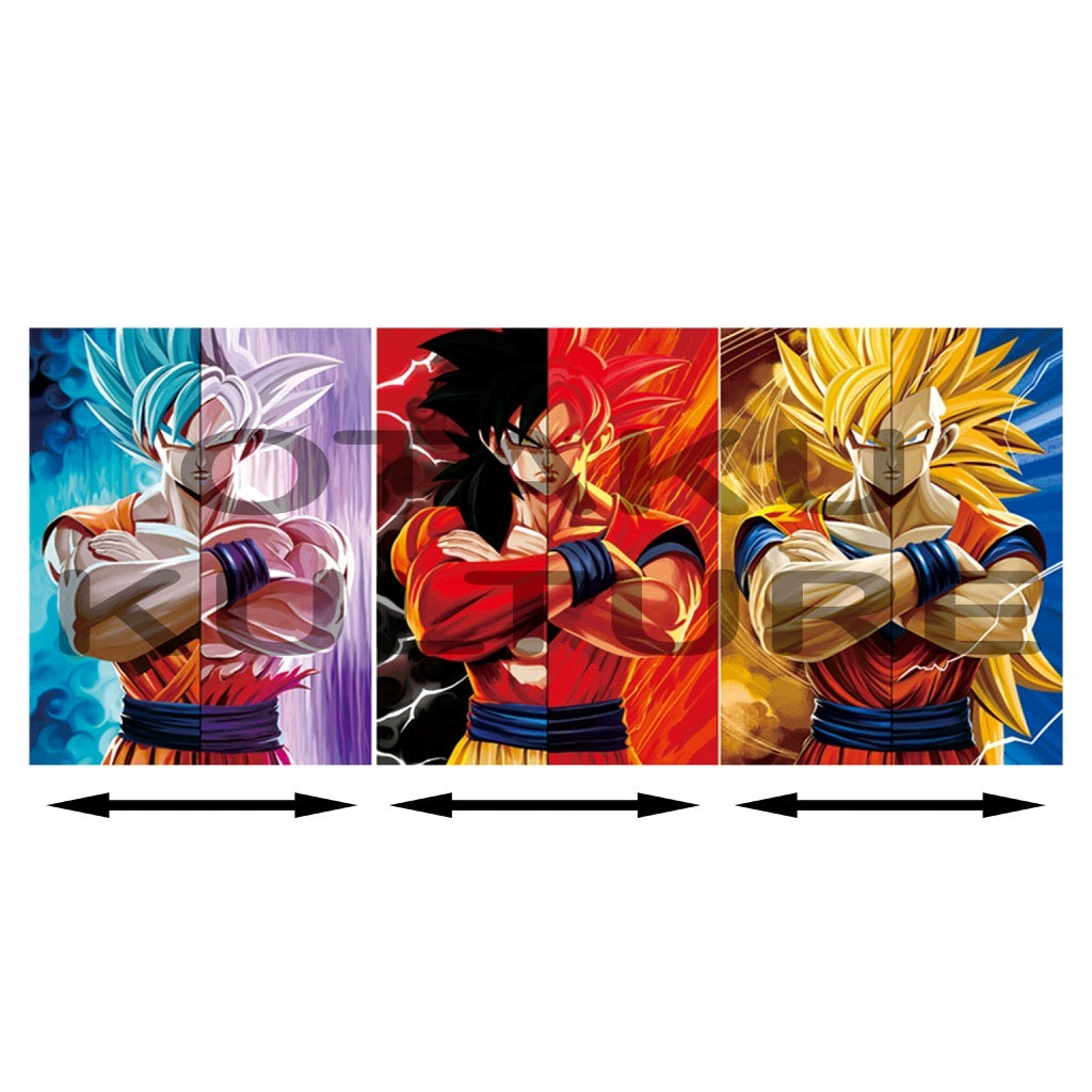 GOKU SAIYANS HALVED 3D MOTION POSTER