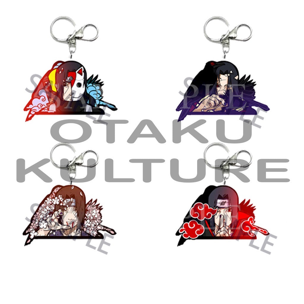 ITACHI AKATSUKI 3D MOTION KEYCHAIN