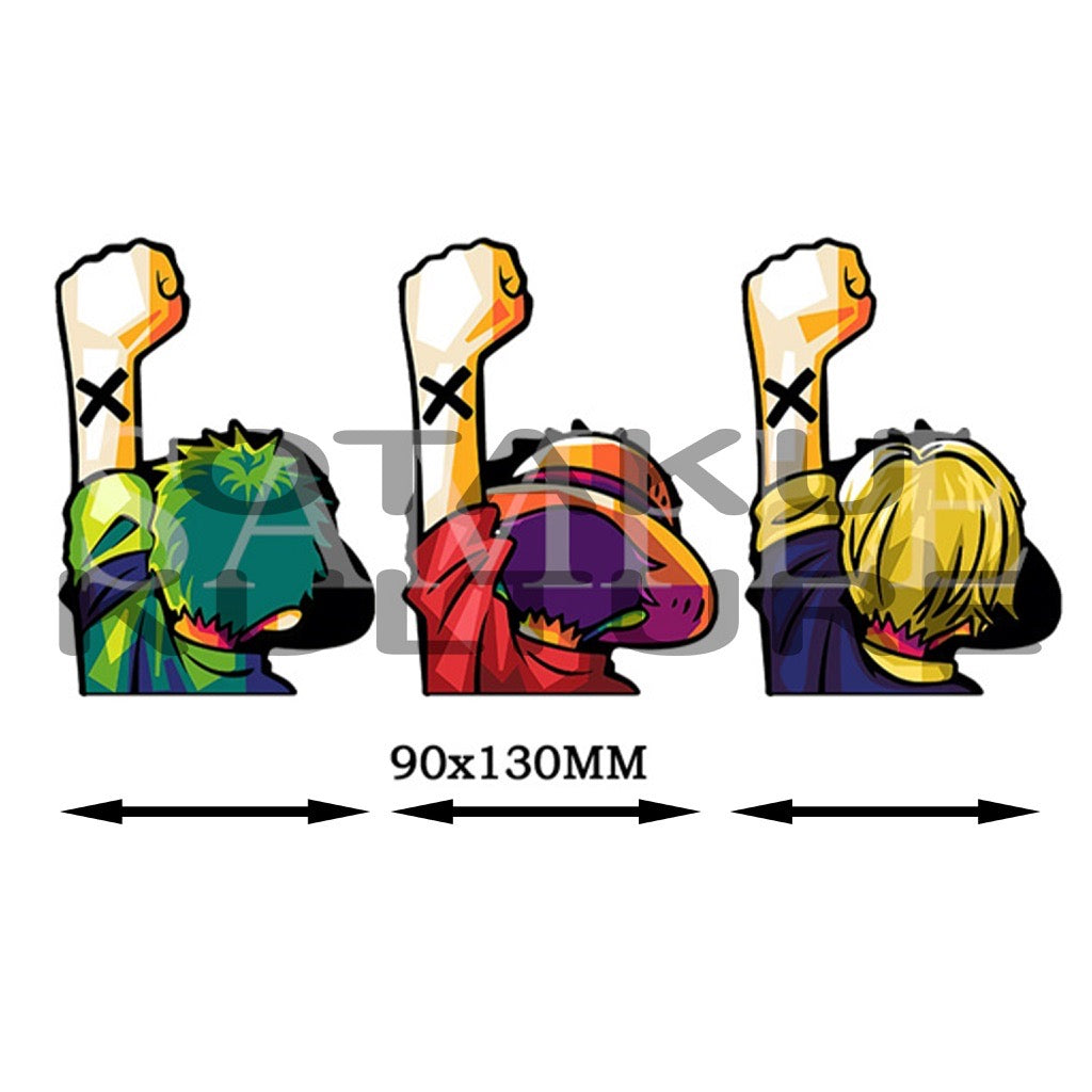 LUFFY/SANJI/ZORO FRIENDS 3D MOTION STICKER