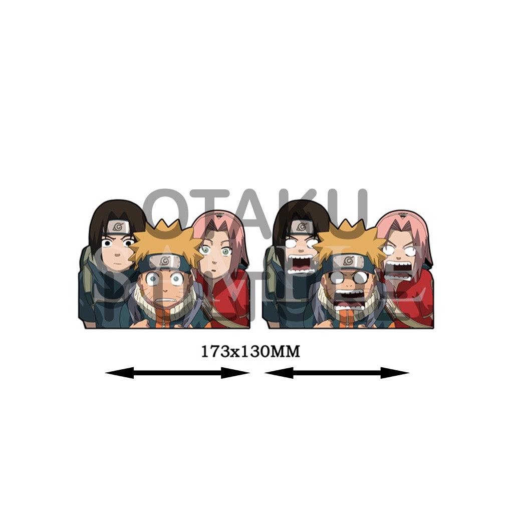 NARUTO/SASUKE/SAKURA 3D MOTION STICKER