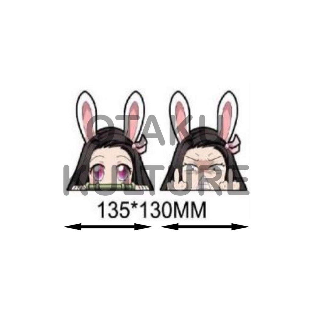 NEZUKO BUNNY F*CK YOU 3D MOTION STICKER