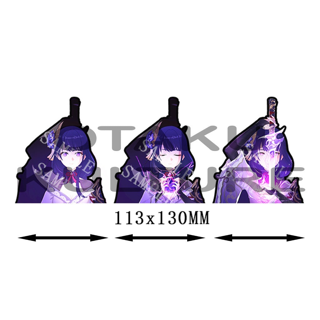 RAIDEN SHOGUN 3D MOTION STICKER – Otaku Kulture | All Things Anime